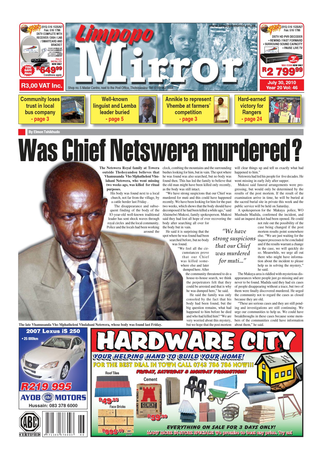 Limpopo Mirror 30 July 2010