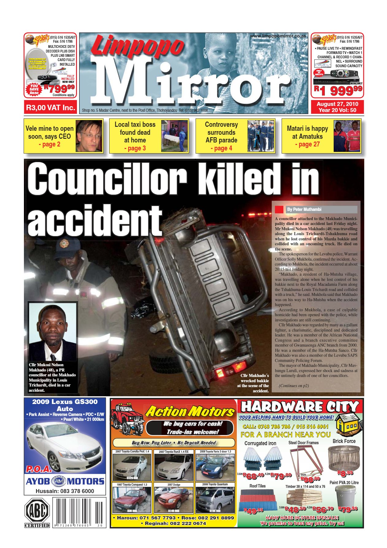 Limpopo Mirror 27 Aug 2010