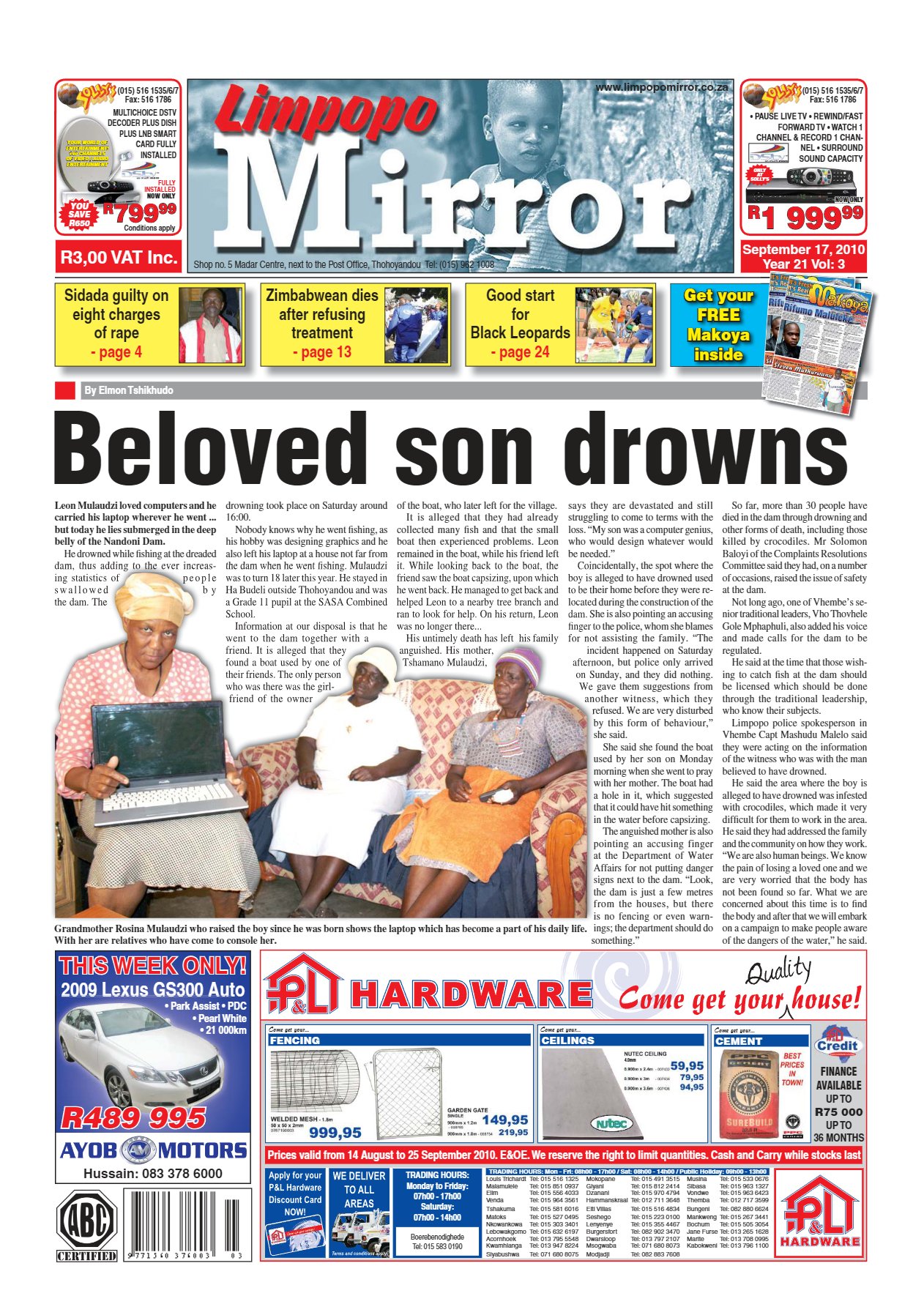 Limpopo Mirror 17 Sept 2010