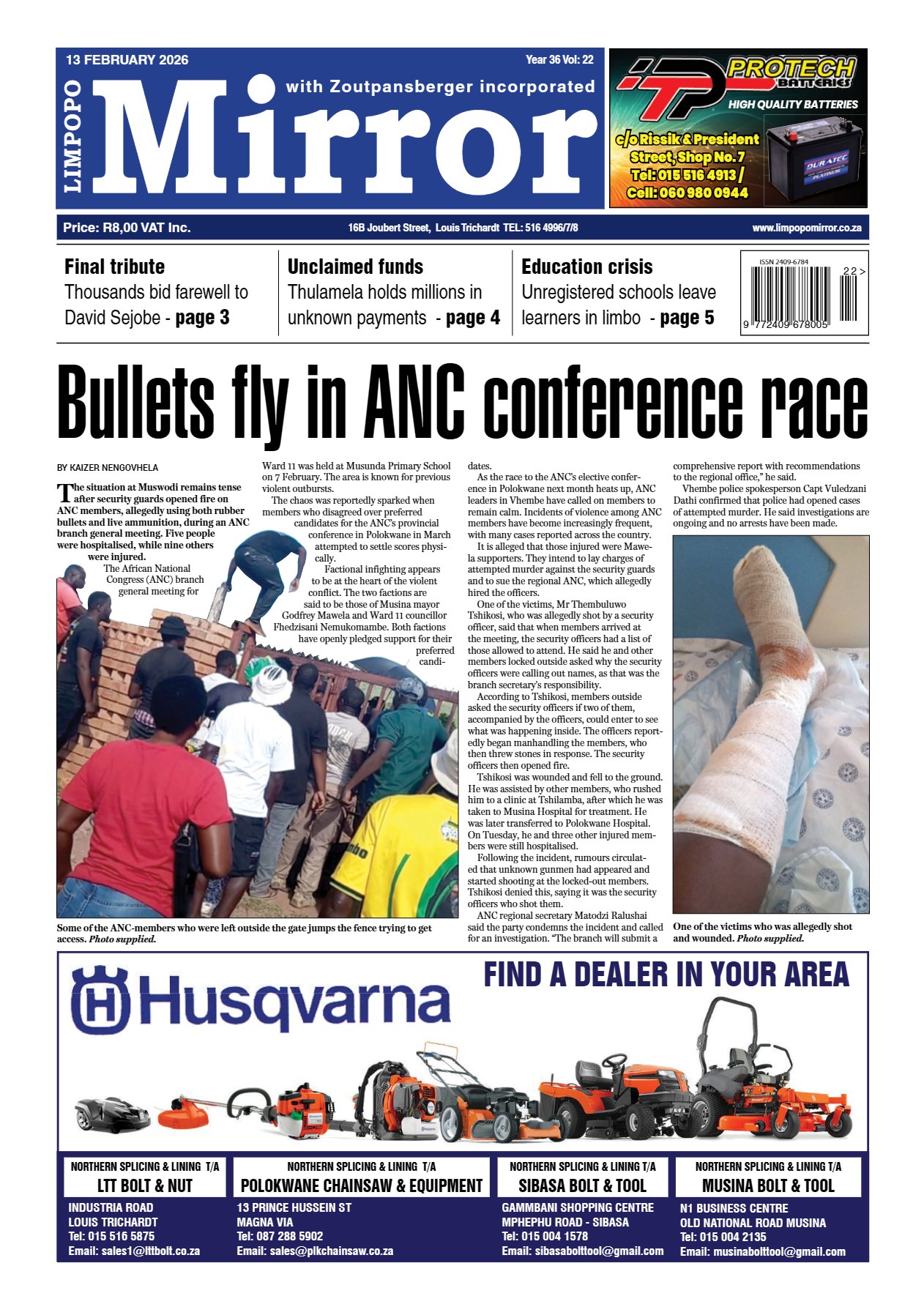 Limpopo Mirror 13 Feb 2026