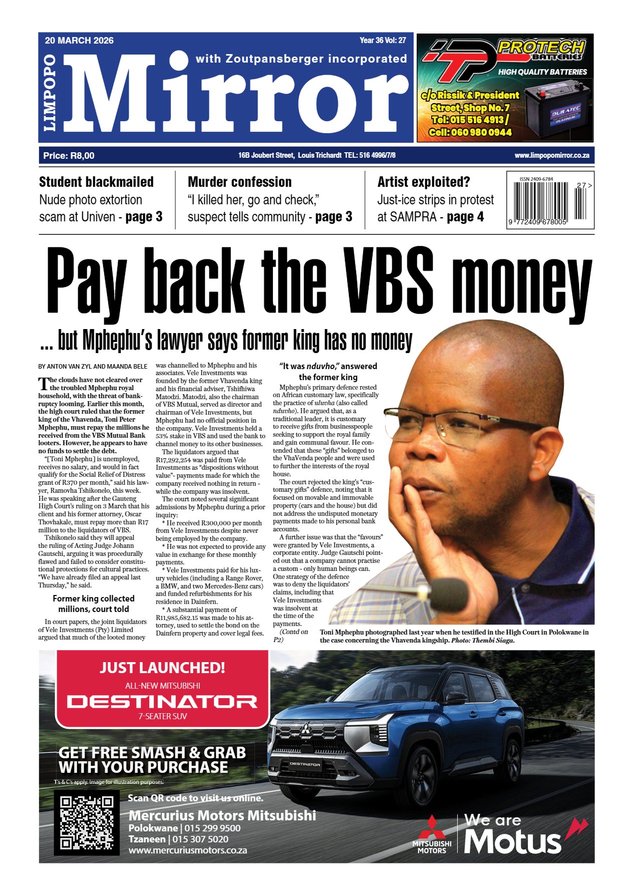 Limpopo Mirror 20 March 2026