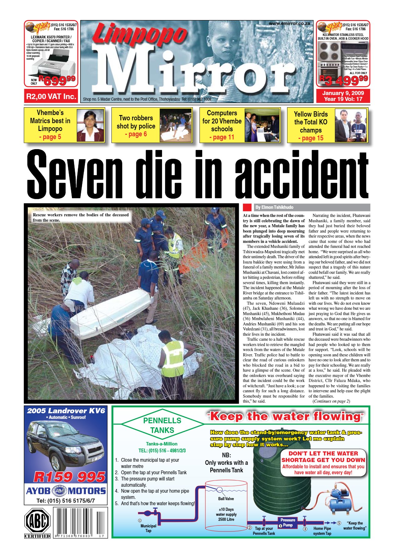 Limpopo Mirror 9 Jan 2009