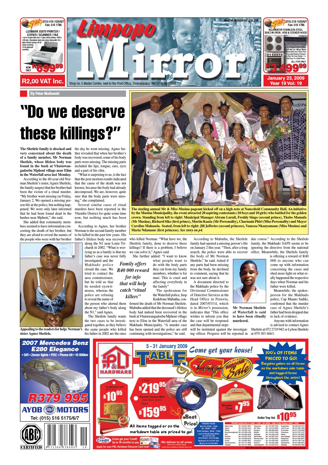 Limpopo Mirror 23 Jan 2009