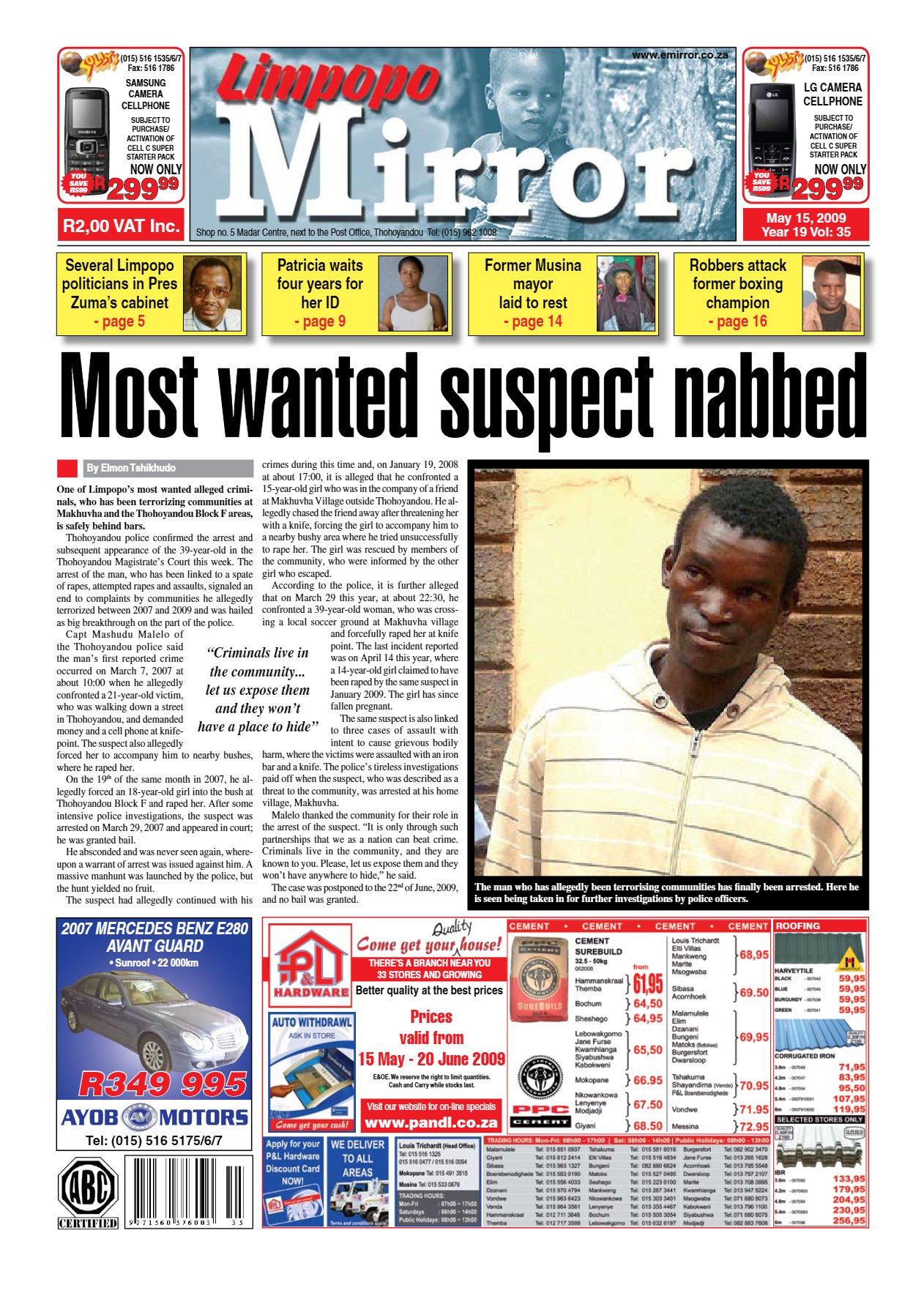 Limpopo Mirror 15 May 2009