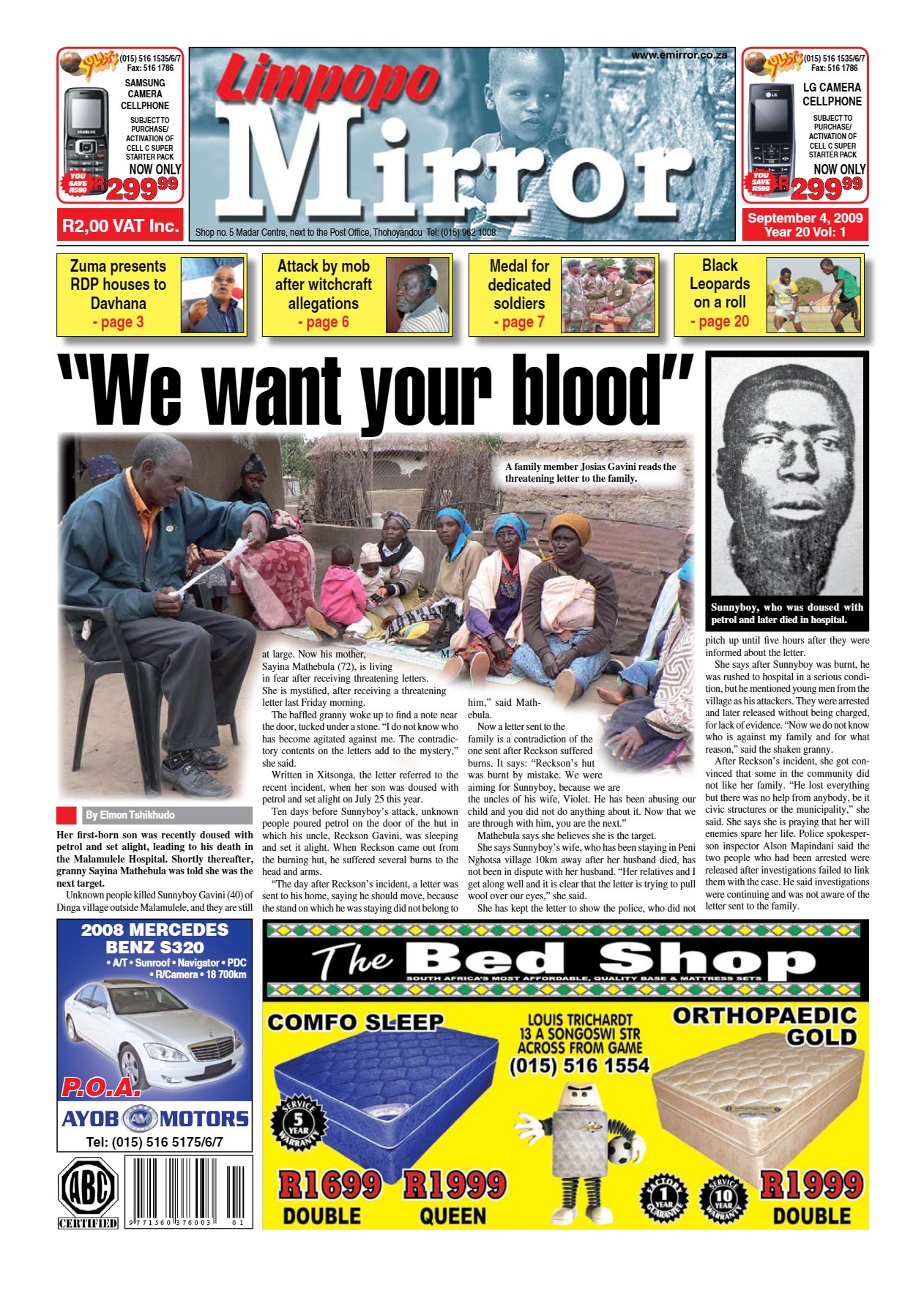 Limpopo Mirror 4 Sept 2009