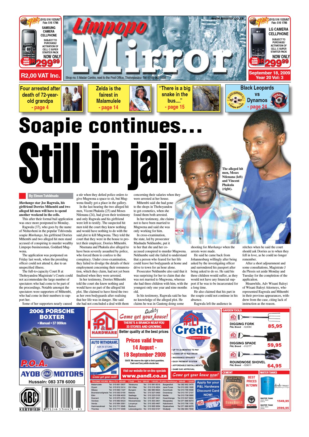 Limpopo Mirror 18 Sept 2009