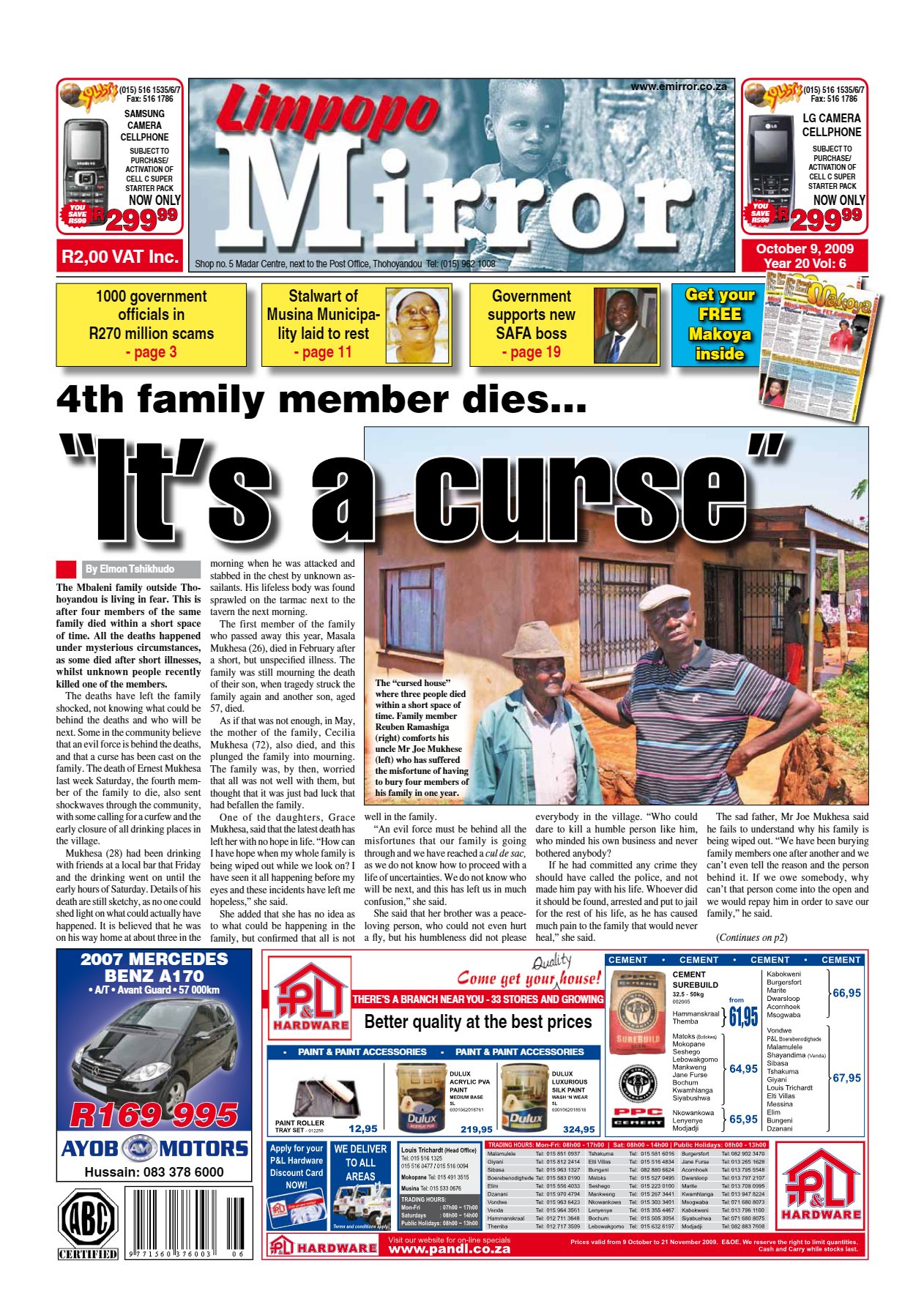 Limpopo Mirror 9 Oct 2009