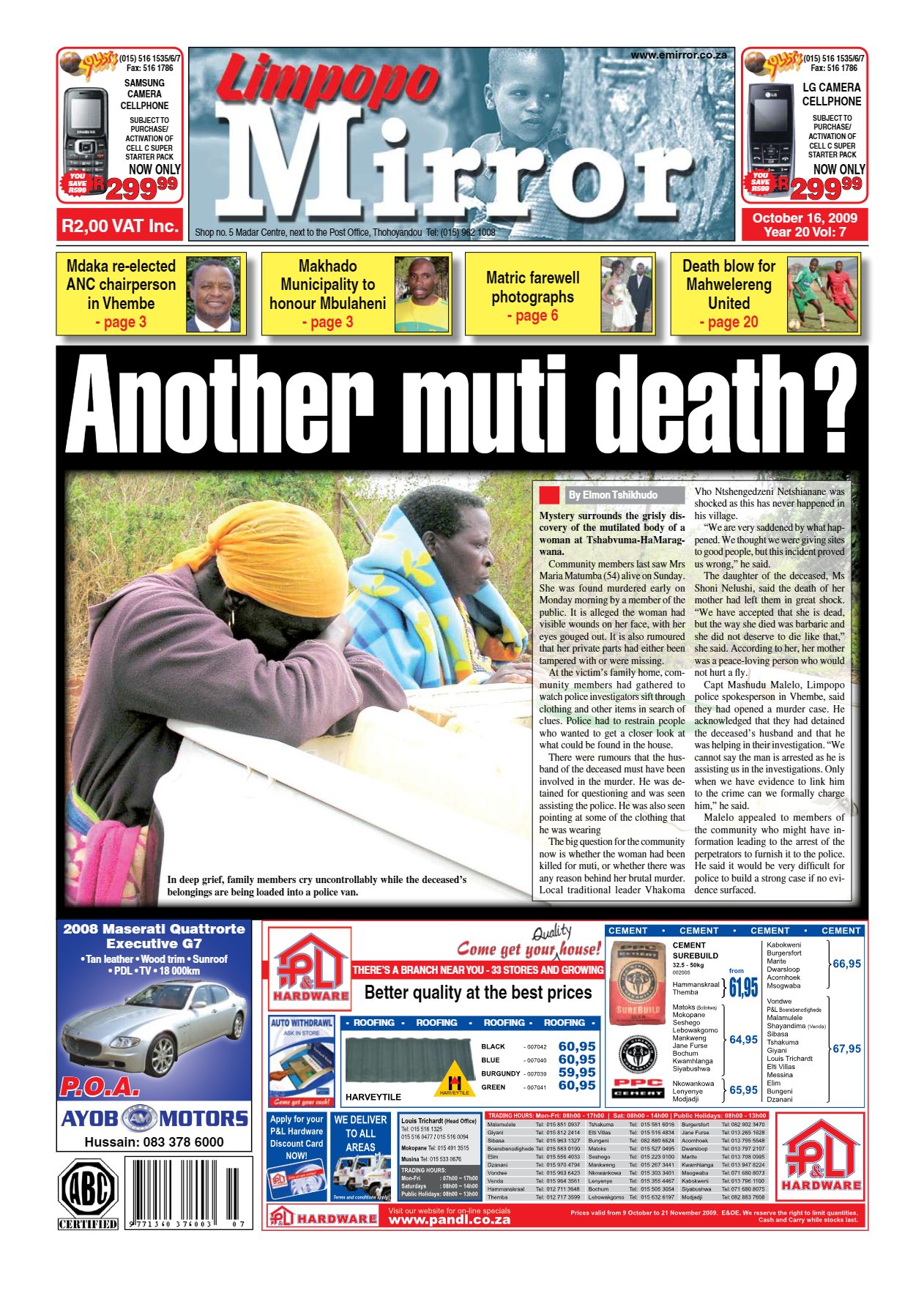 Limpopo Mirror 16 Oct 2009