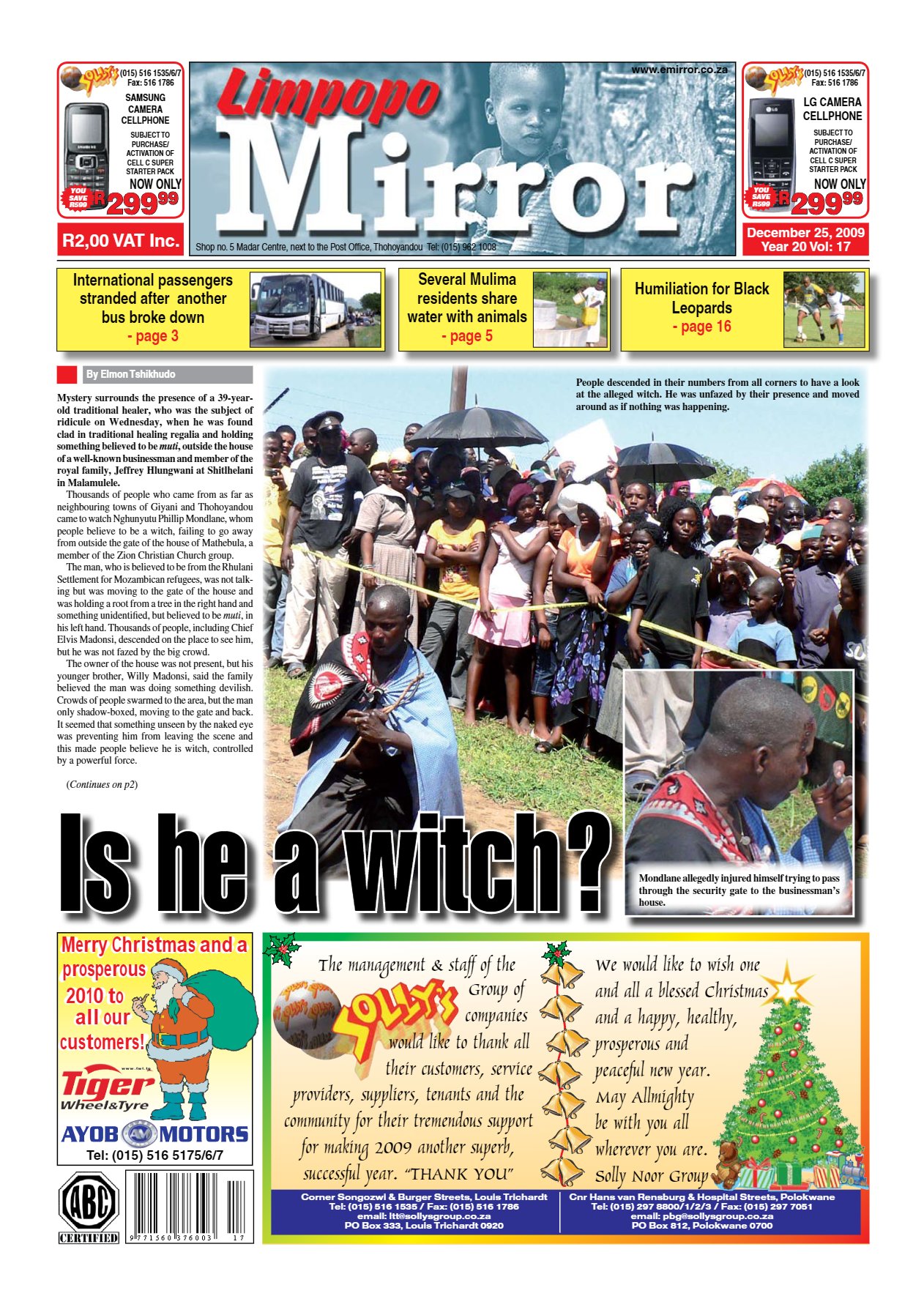 Limpopo Mirror 25 Dec 2009
