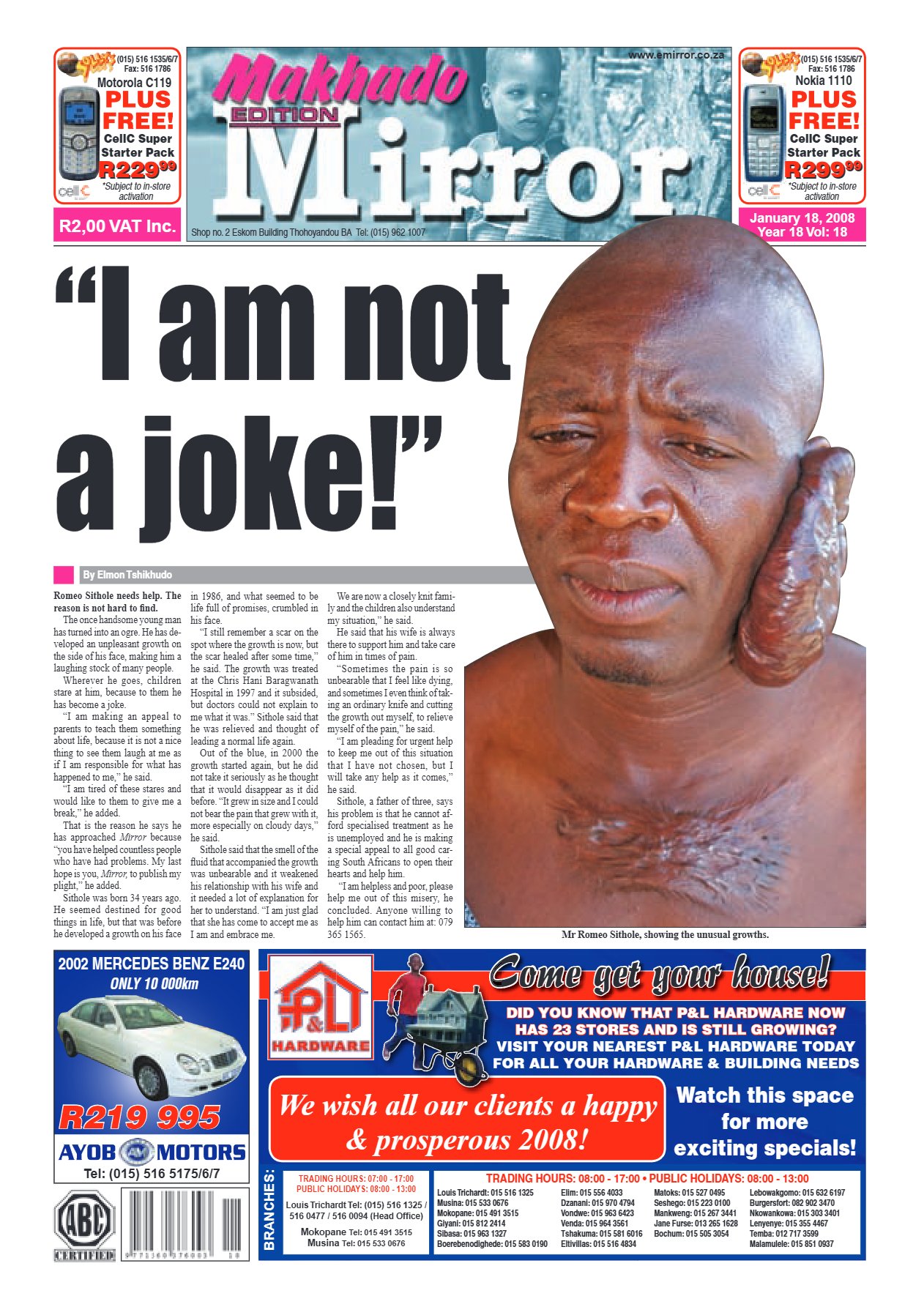 Limpopo Mirror 18 Jan 2008