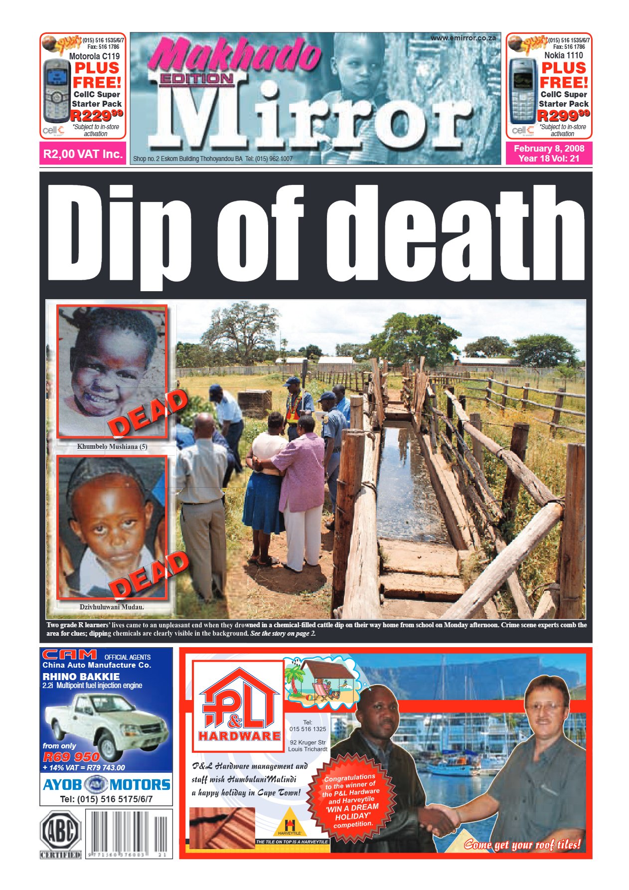 Limpopo Mirror 8 Feb 2008