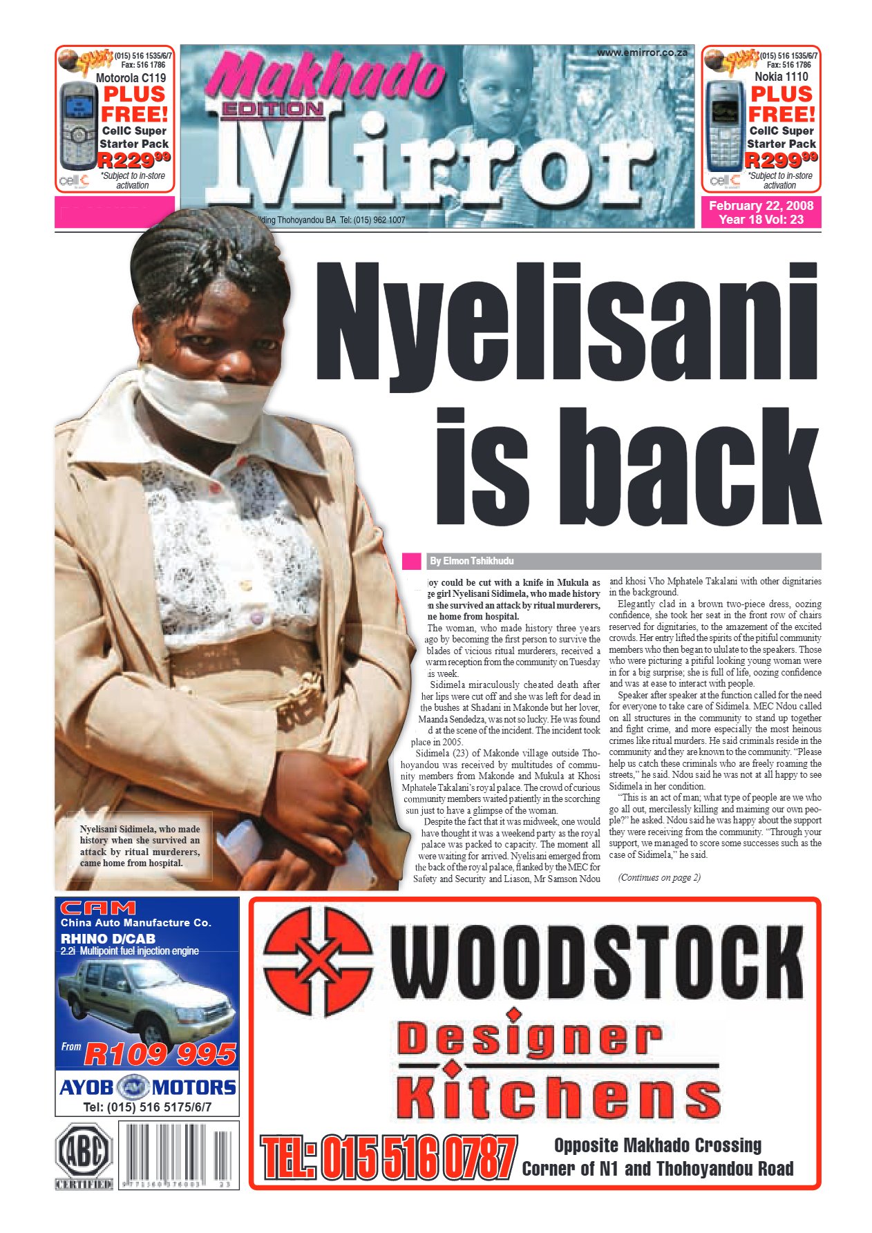 Limpopo Mirror 22 Feb 2008