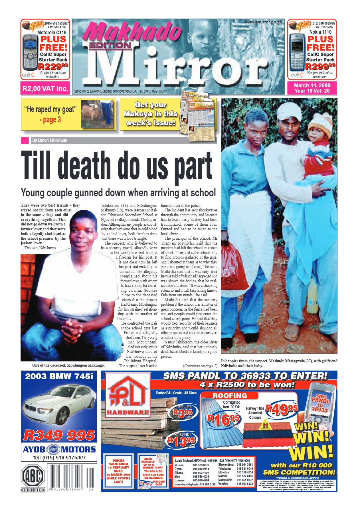 Limpopo Mirror 14 March 2008
