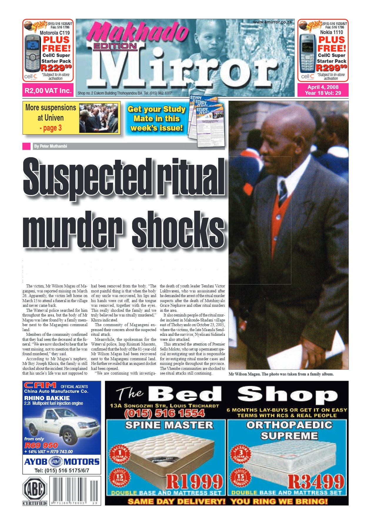 Limpopo Mirror 4 April 2008