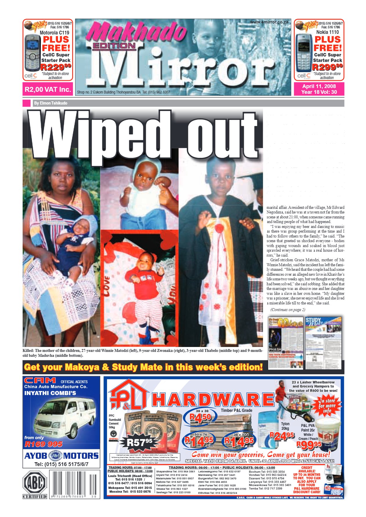 Limpopo Mirror 11 April 2008
