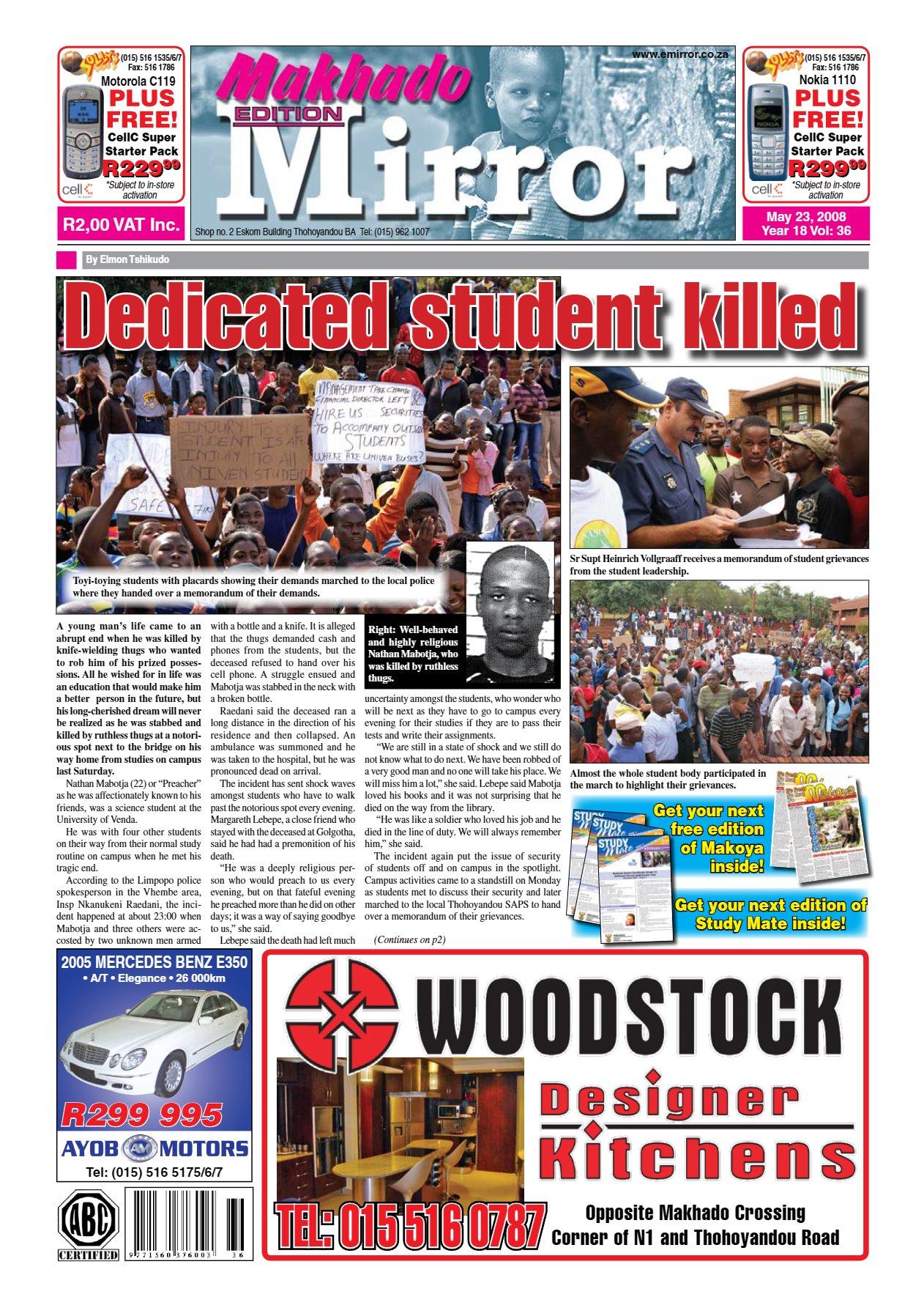 Limpopo Mirror 23 May 2008