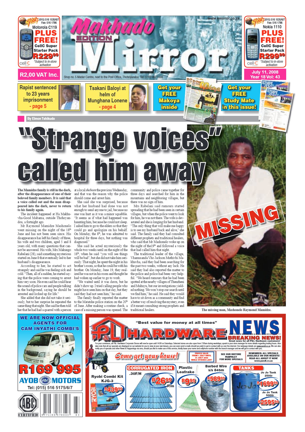 Limpopo Mirror 11 July 2008