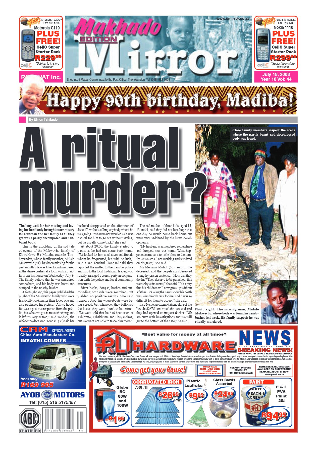 Limpopo Mirror 18 July 2008