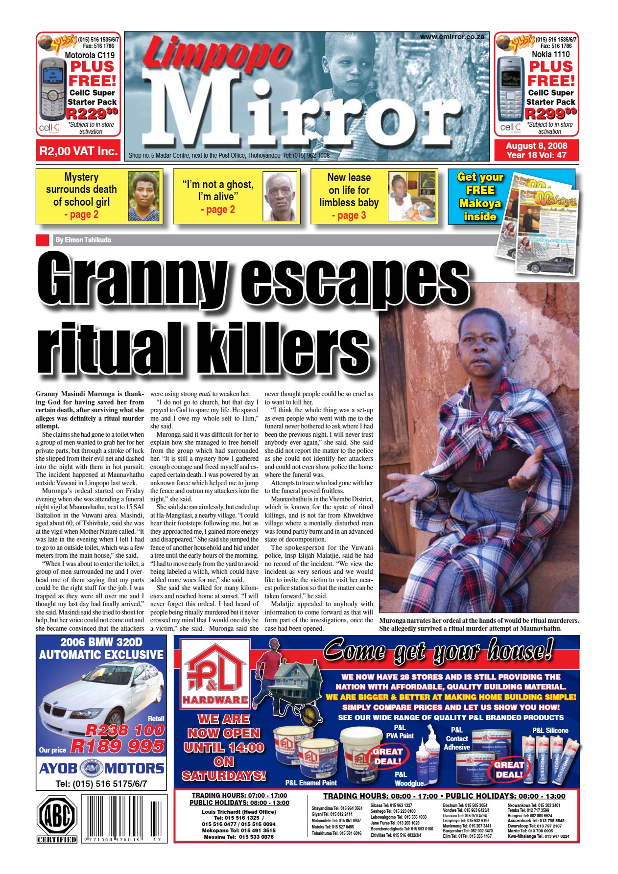 Limpopo Mirror 8 Aug 2008