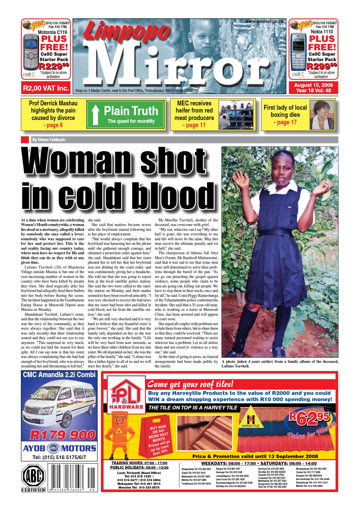 Limpopo Mirror 15 Aug 2008