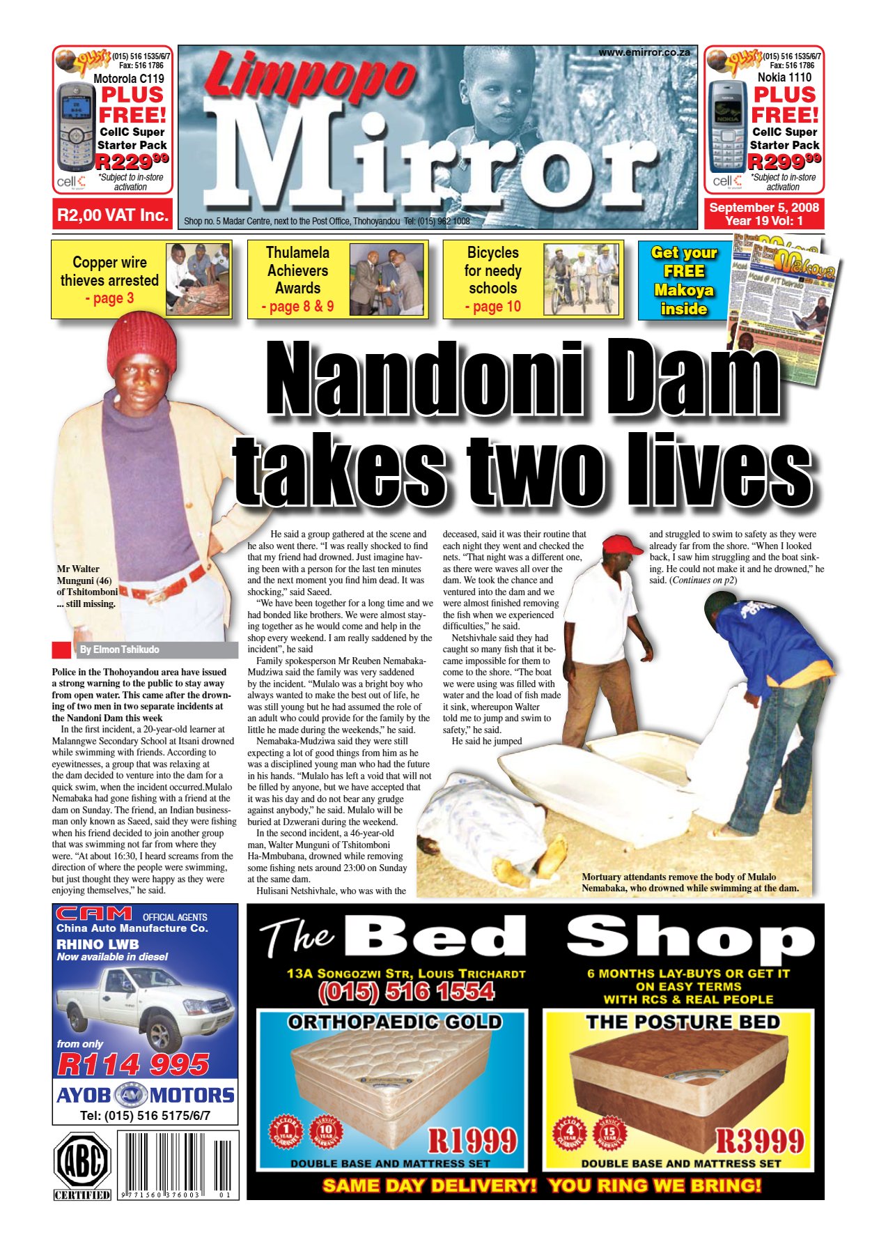 Limpopo Mirror 5 Sept 2008