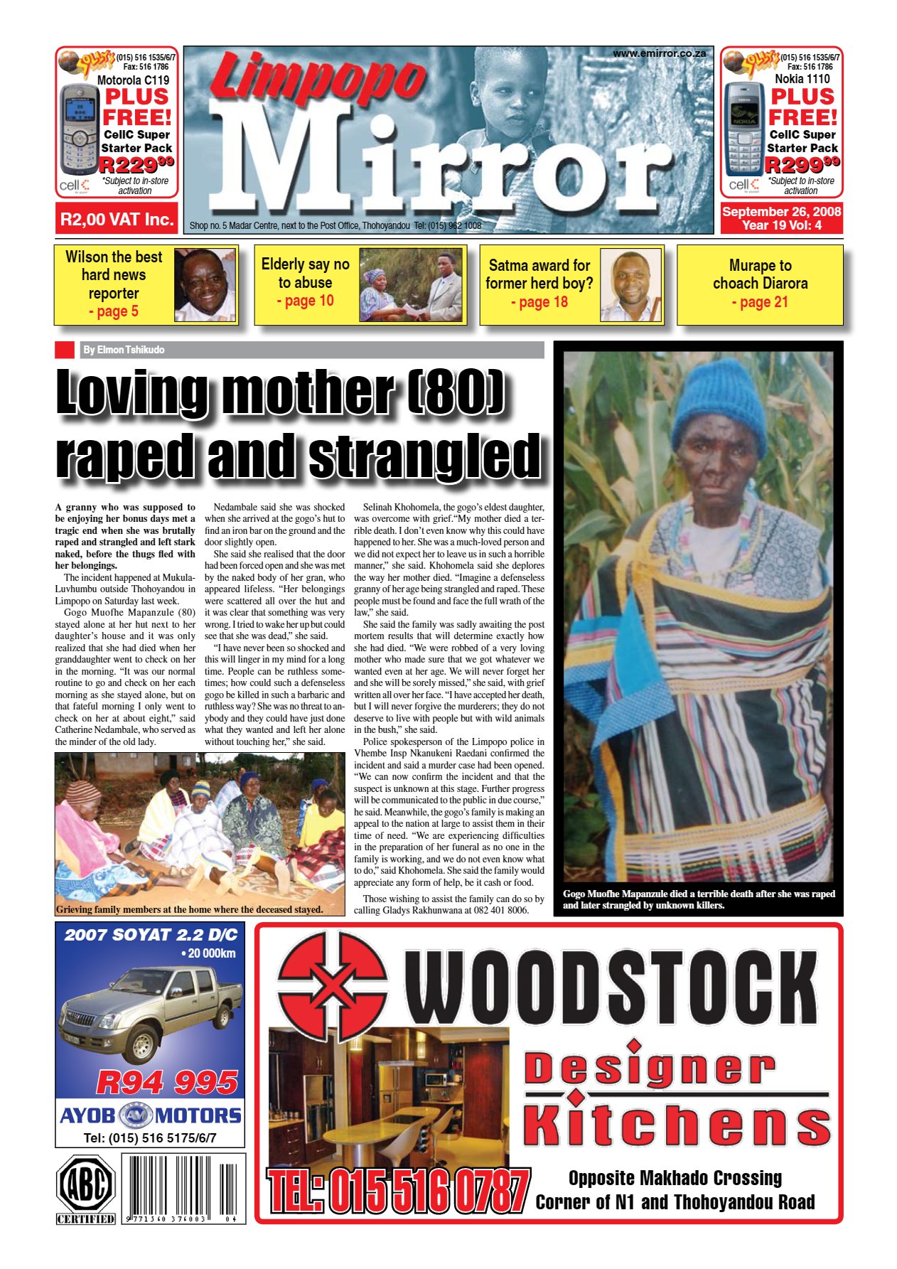 Limpopo Mirror 26 Sept 2008