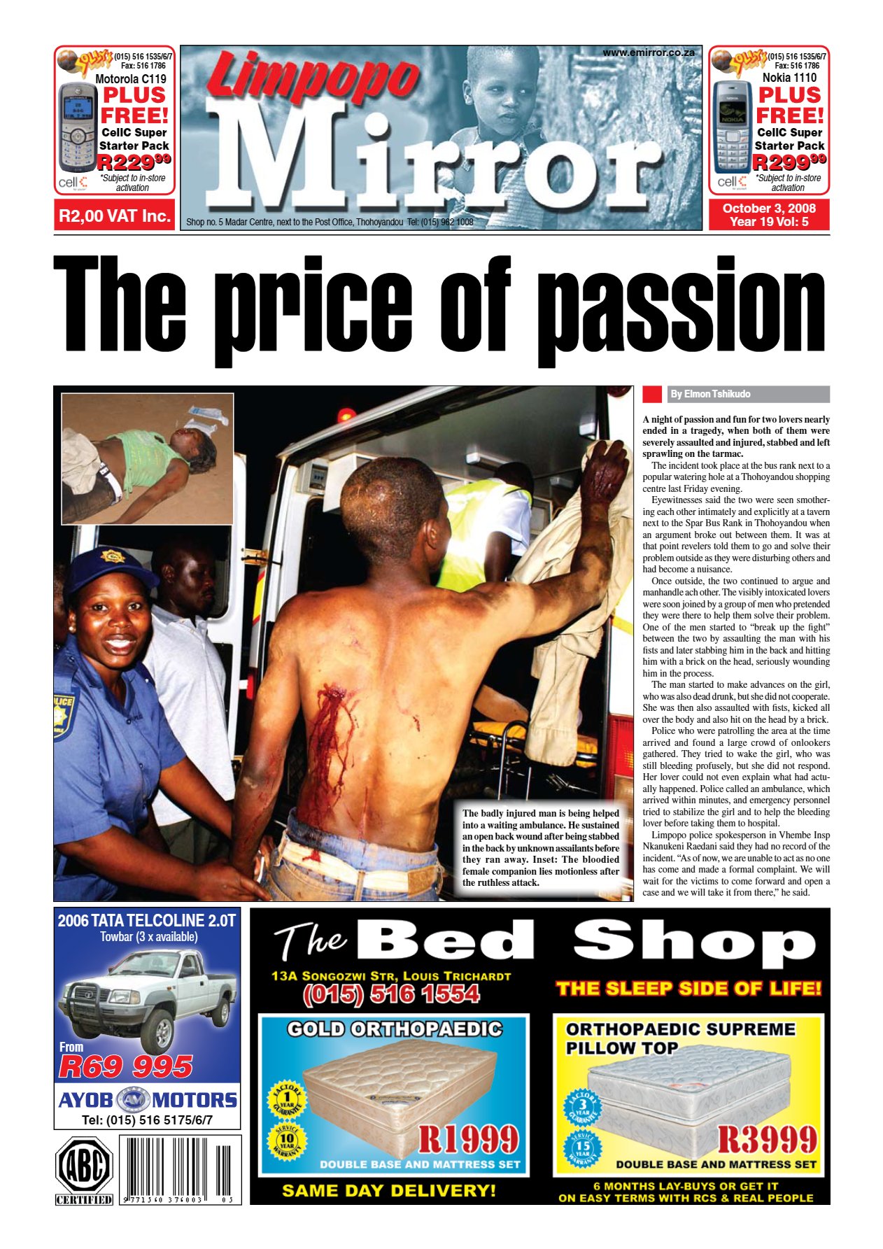 Limpopo Mirror 3 Oct 2008
