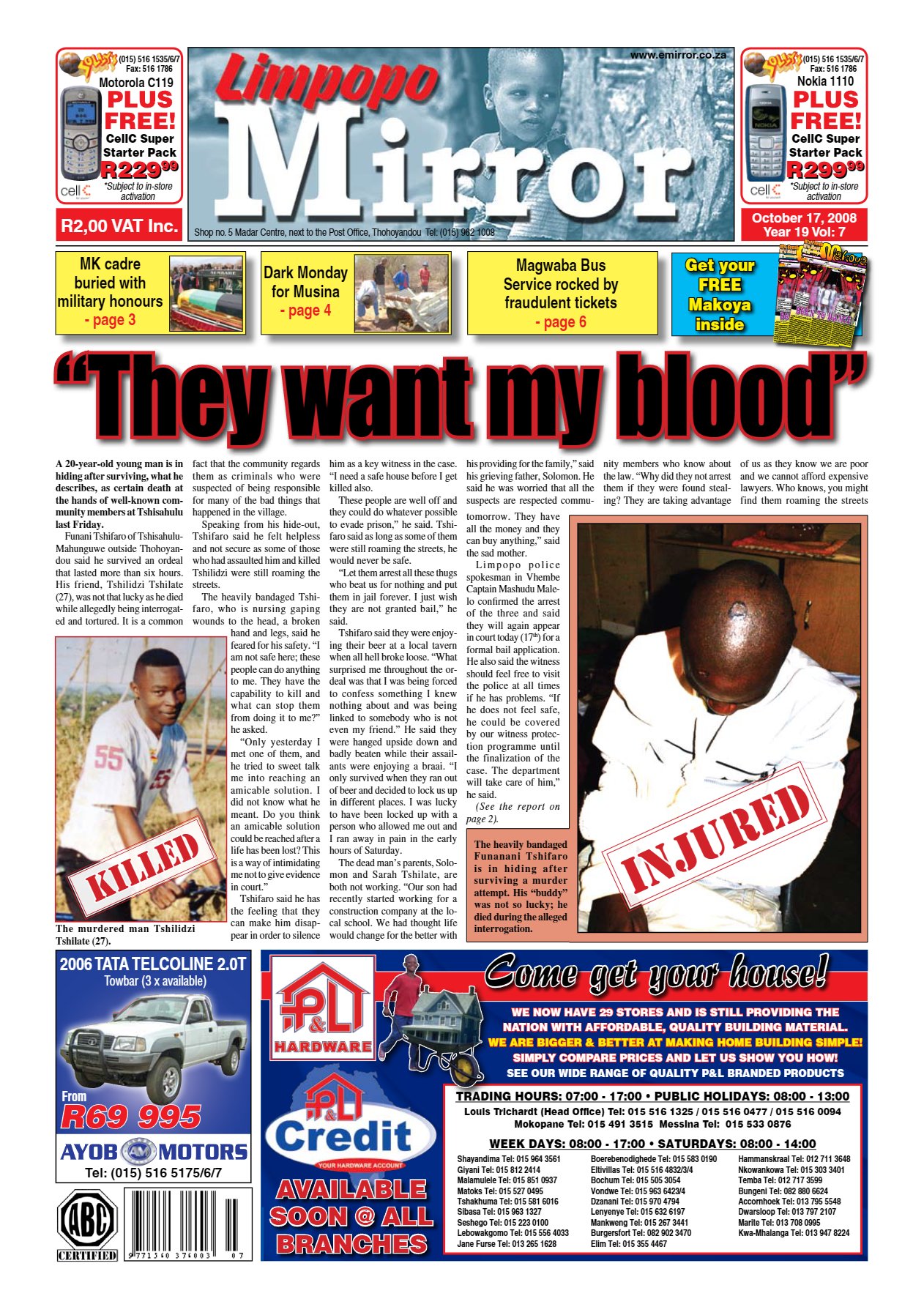 Limpopo Mirror 17 Oct 2008