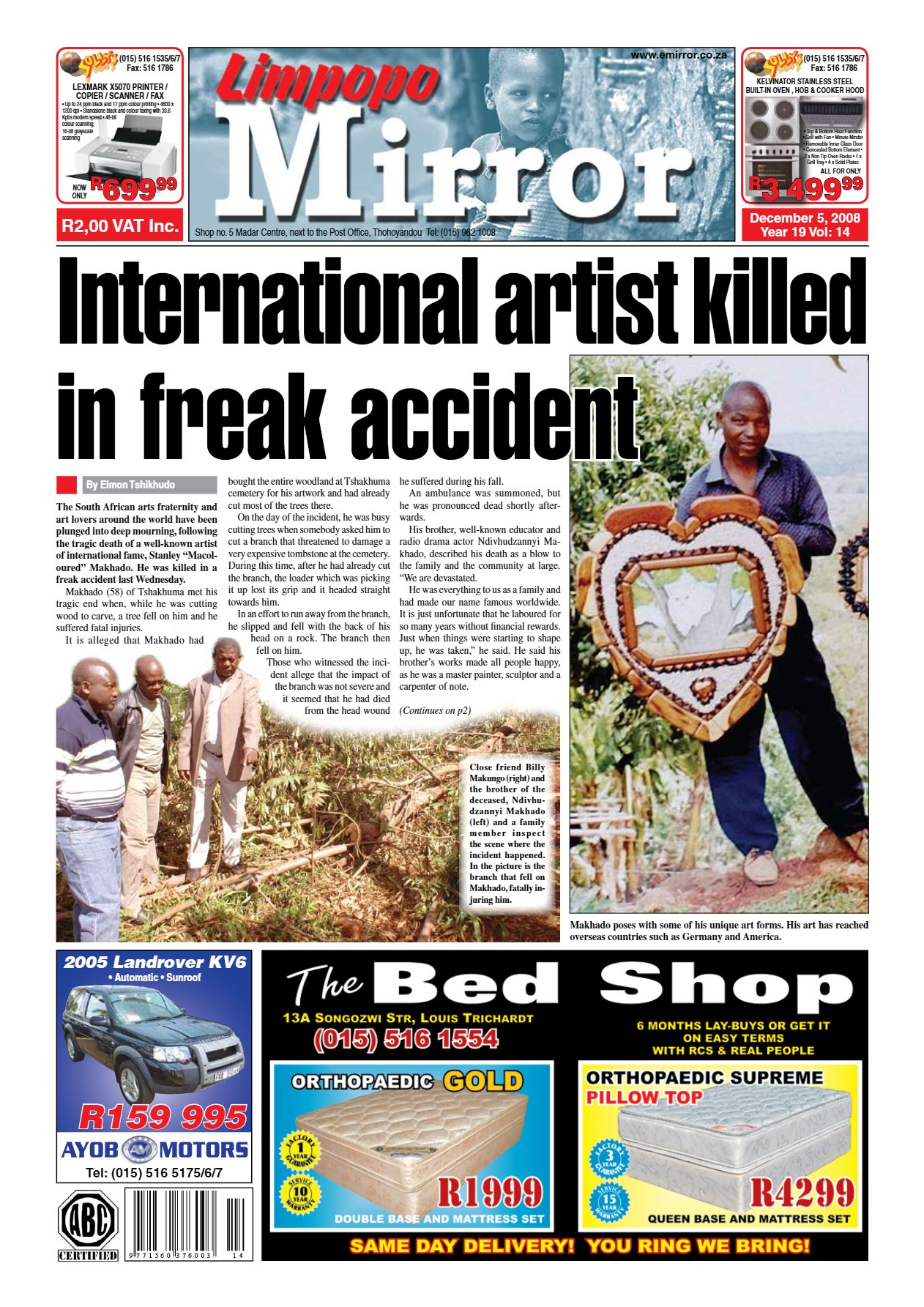Limpopo Mirror 5 Dec 2008