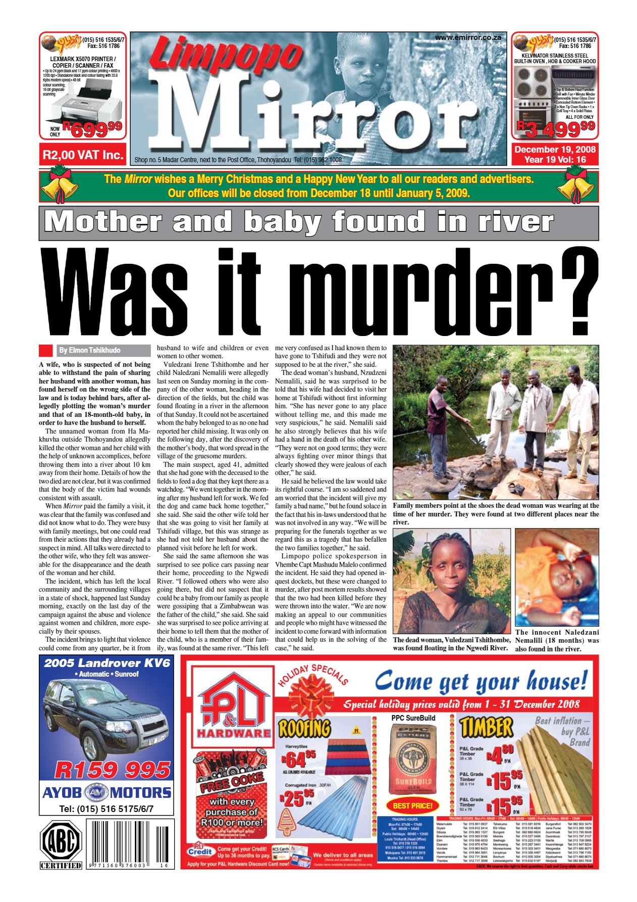 Limpopo Mirror 19 Dec 2008