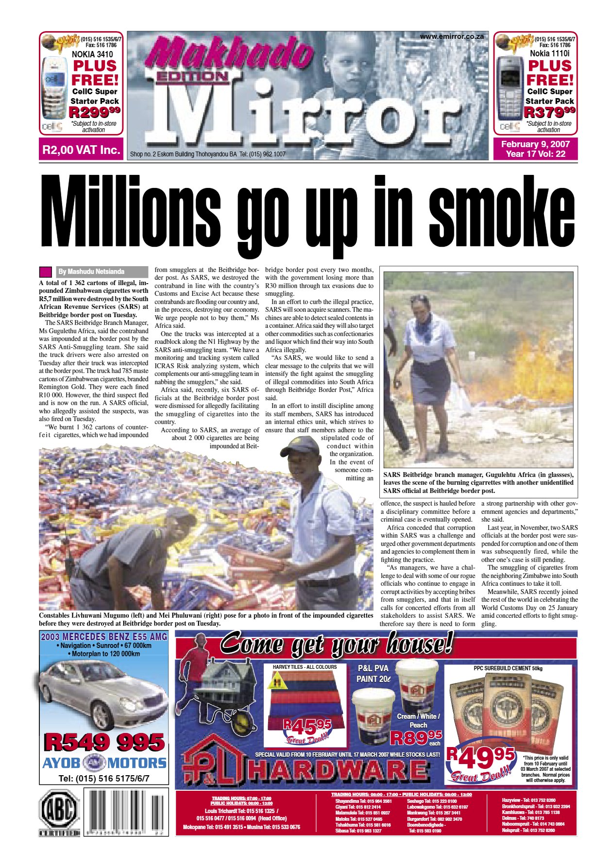 Limpopo Mirror 9 Feb 2007
