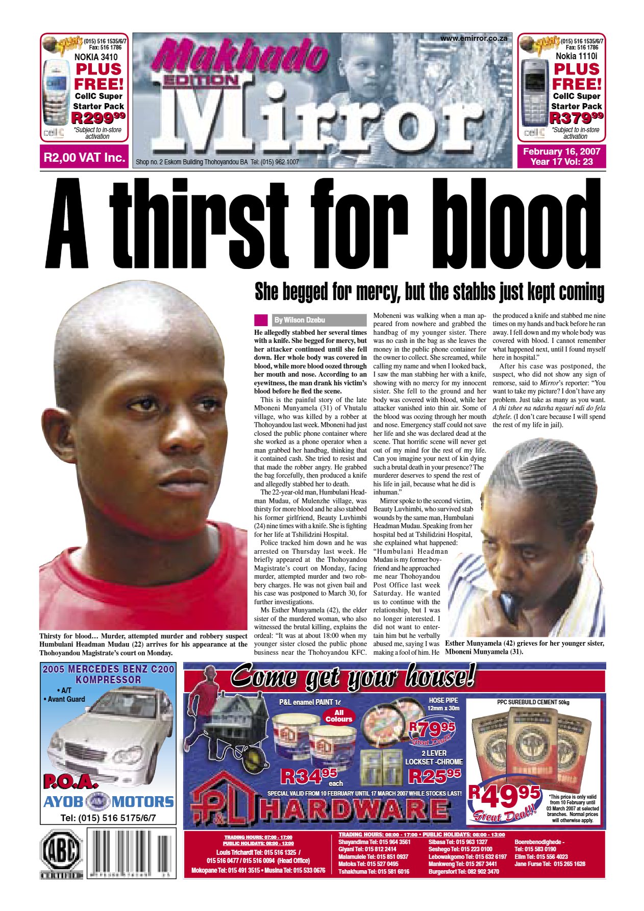 Limpopo Mirror 16 Feb 2007