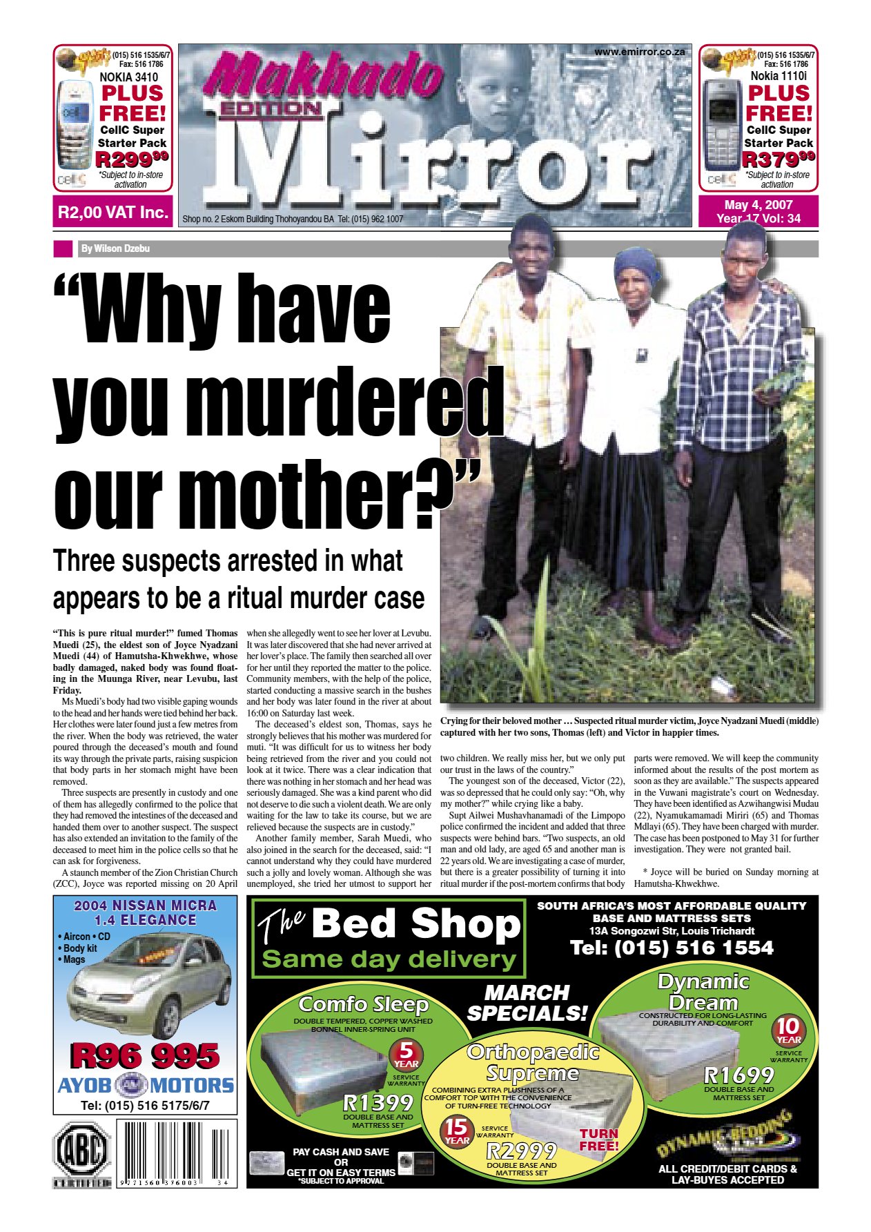 Limpopo Mirror 4 May 2007