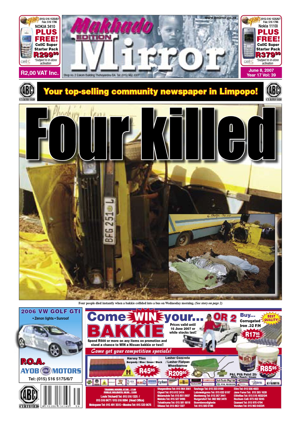 Limpopo Mirror 8 June 2007