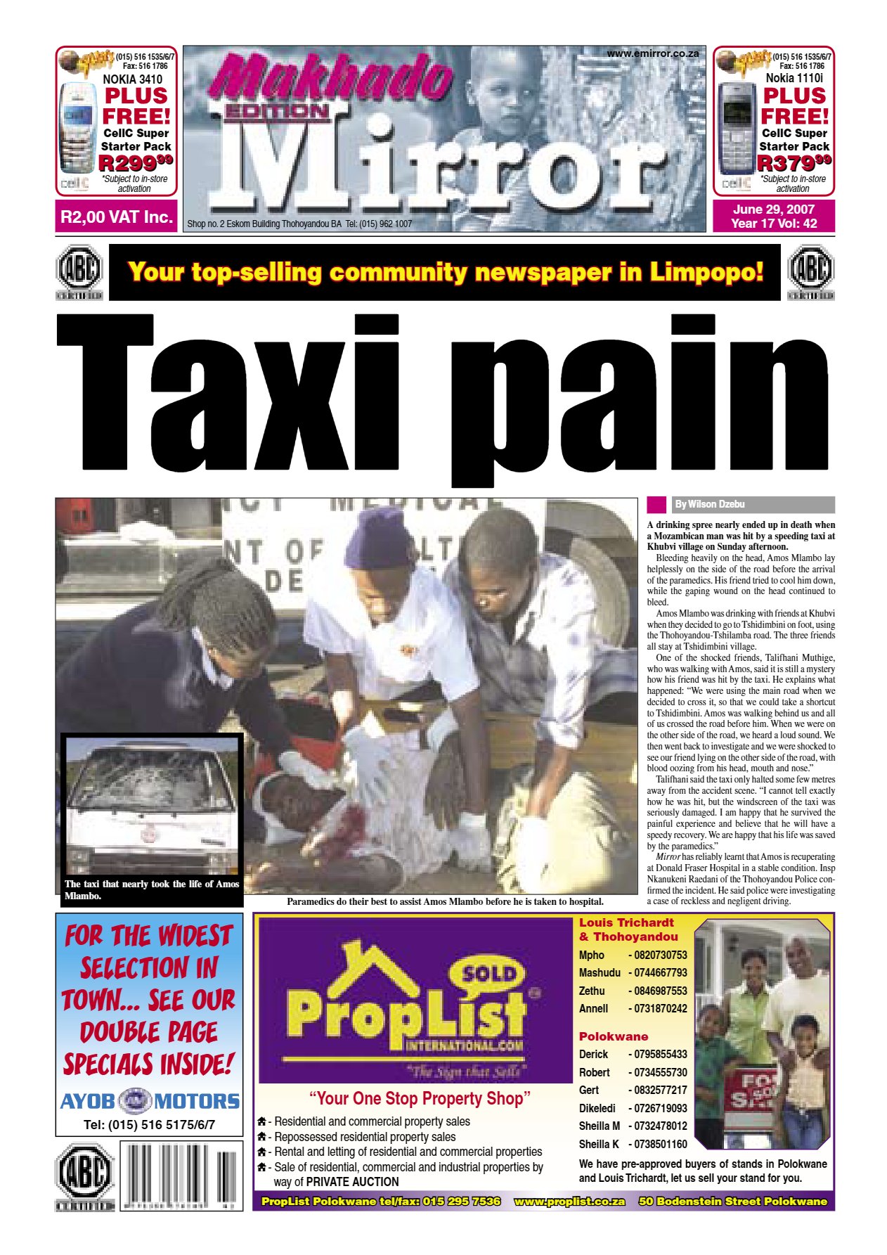 Limpopo Mirror 29 June 2007