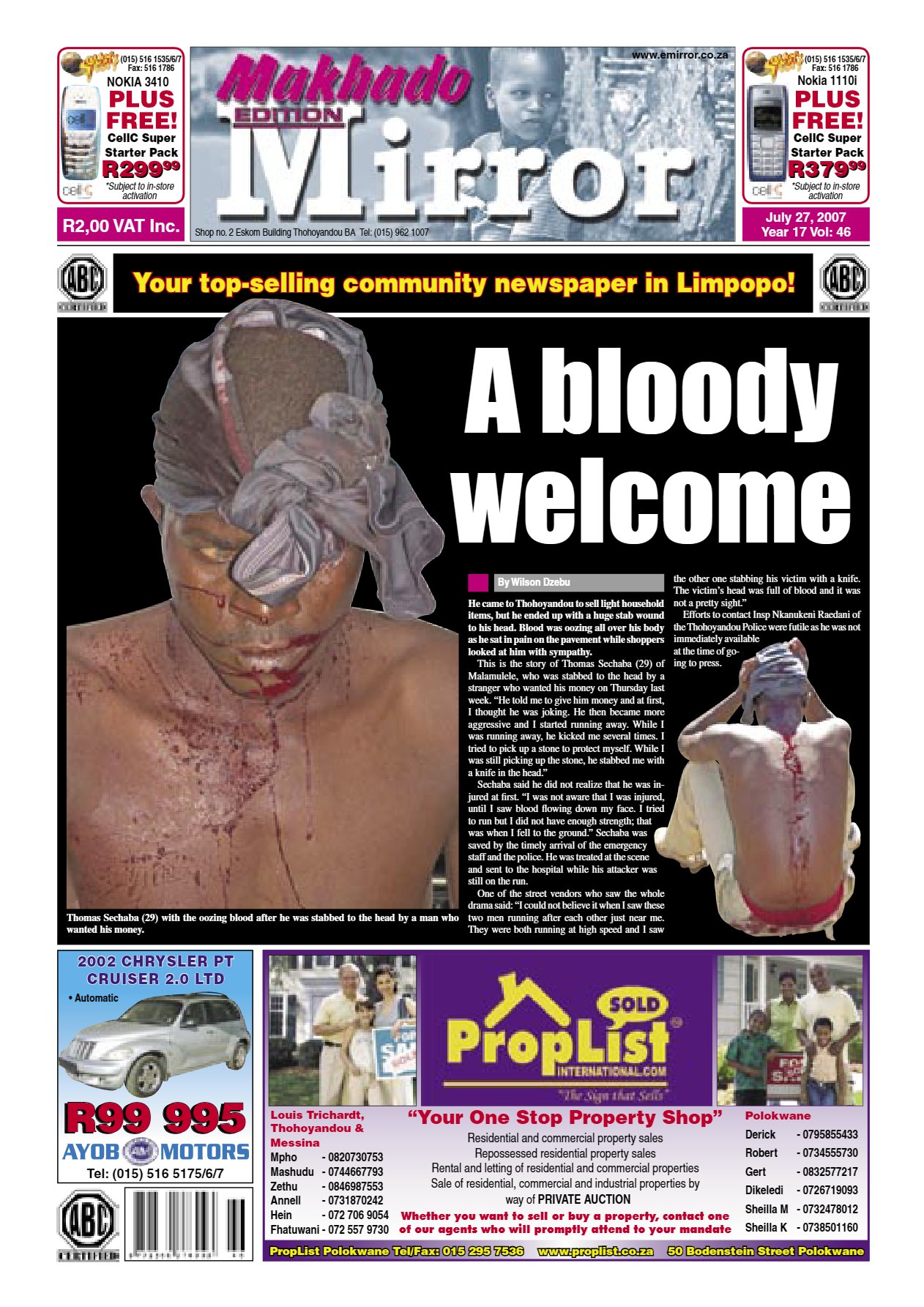 Limpopo Mirror 27 July 2007