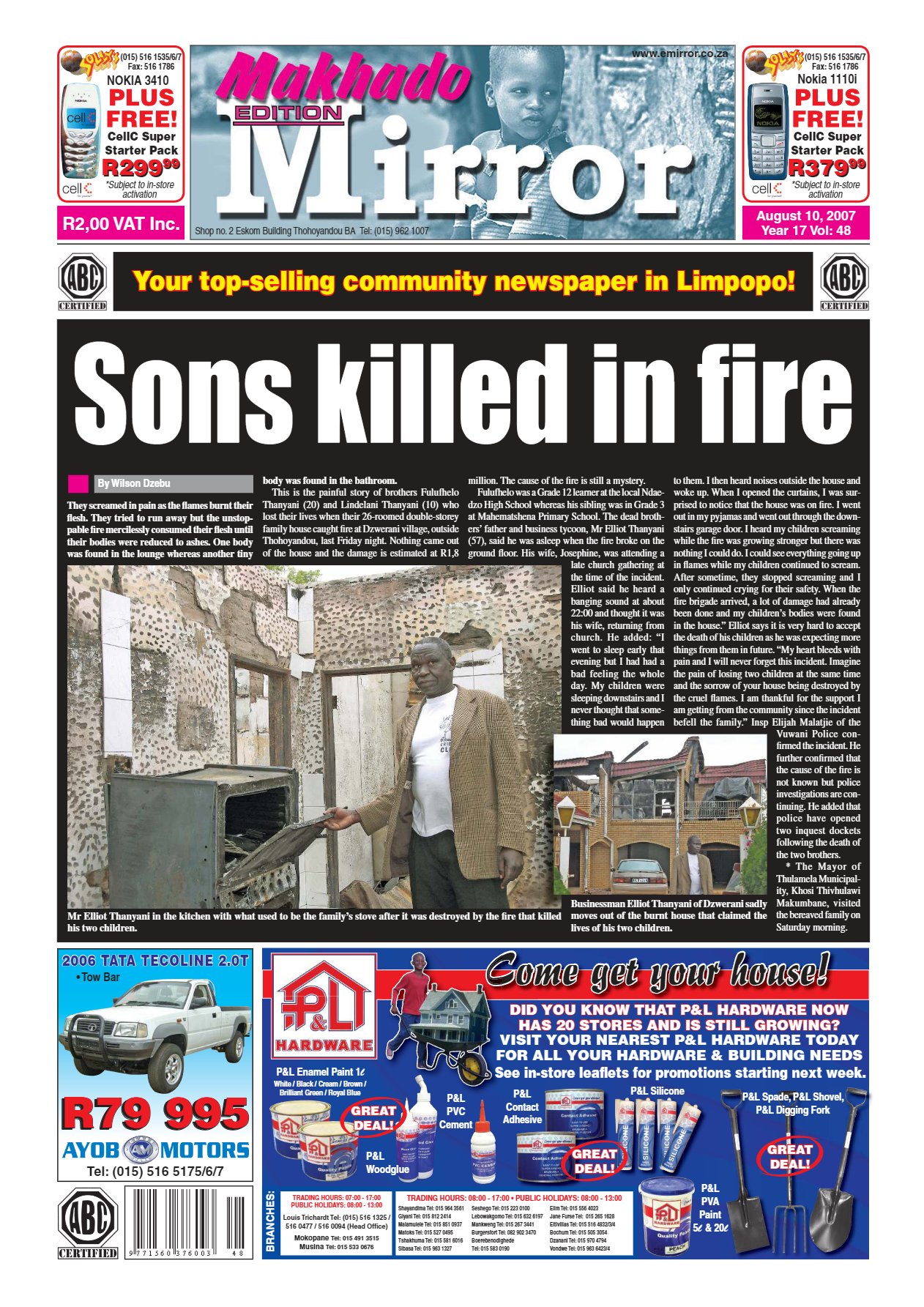 Limpopo Mirror 10 Aug 2007