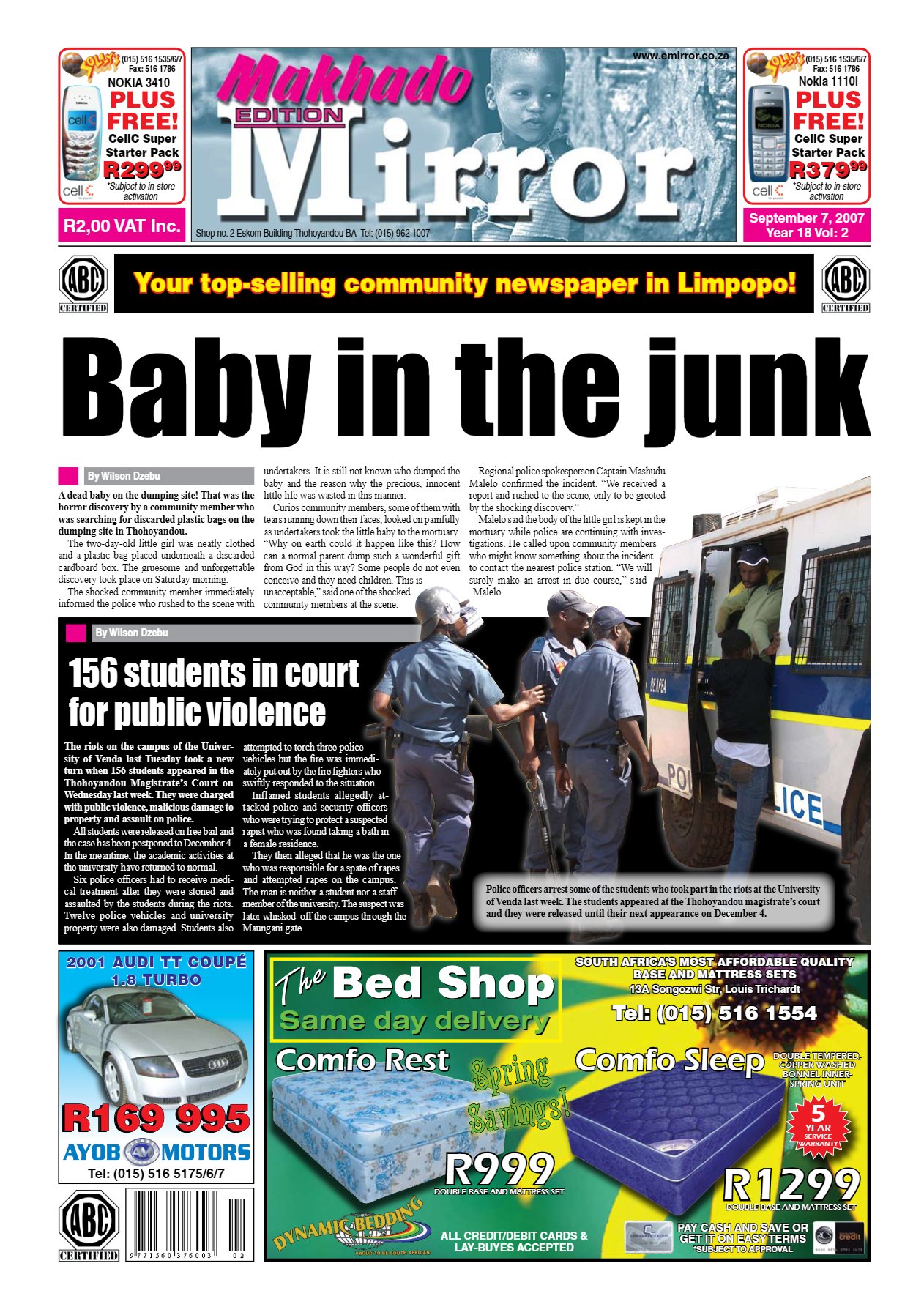 Limpopo Mirror 7 Sept 2007
