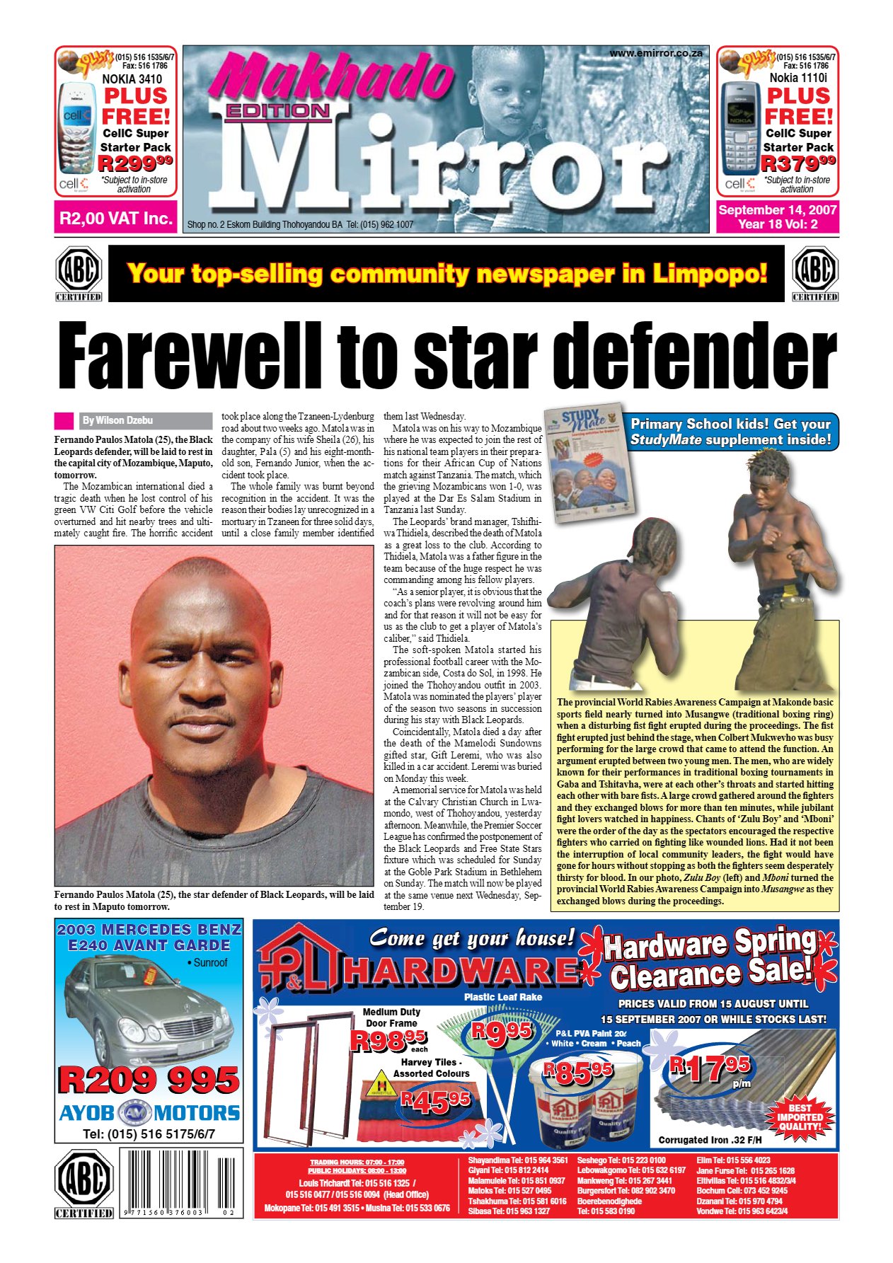 Limpopo Mirror 14 Sept 2007