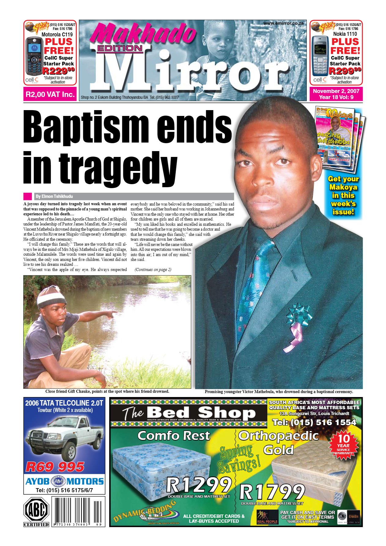 Limpopo Mirror 2 Nov 2007