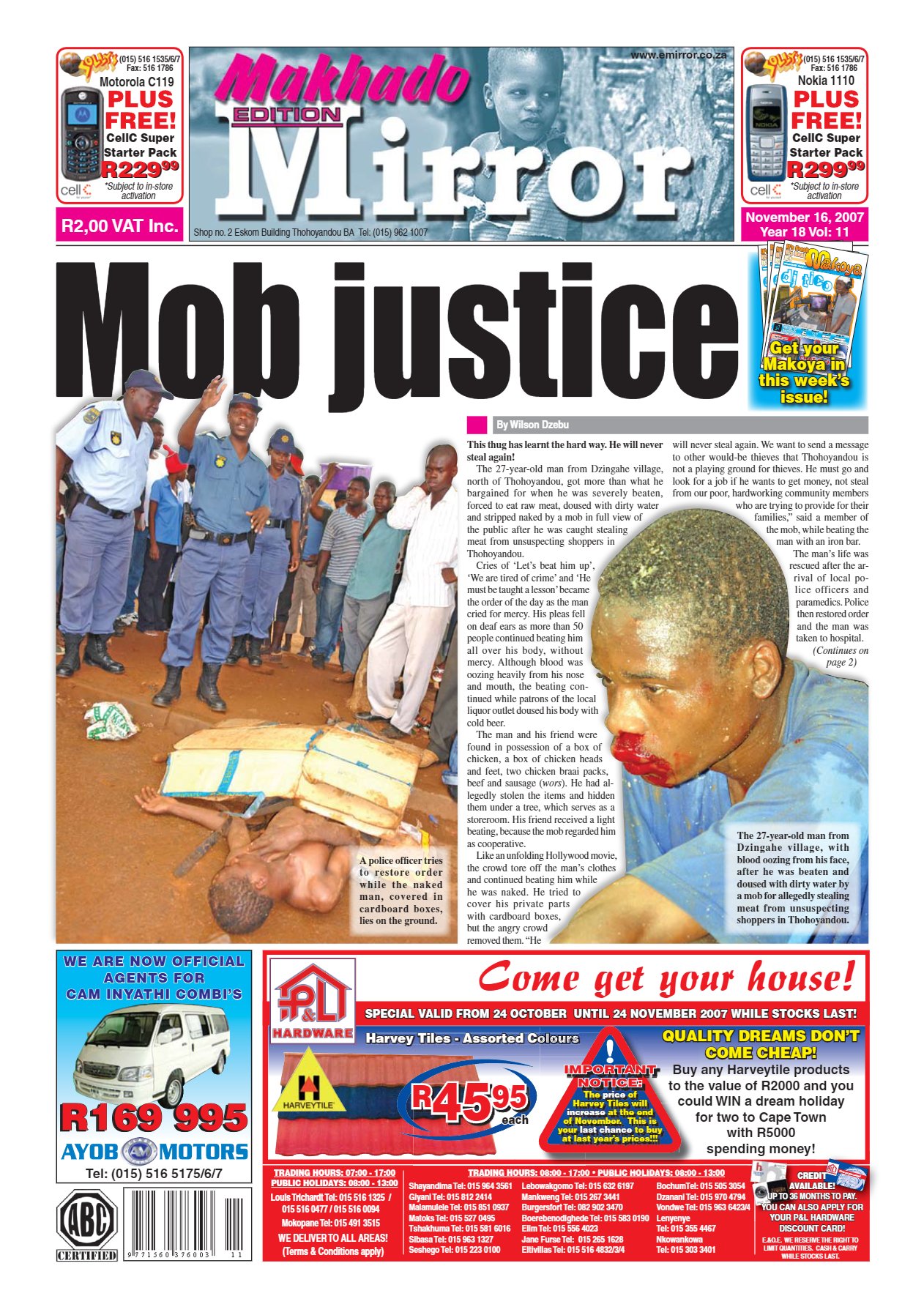 Limpopo Mirror 16 Nov 2007