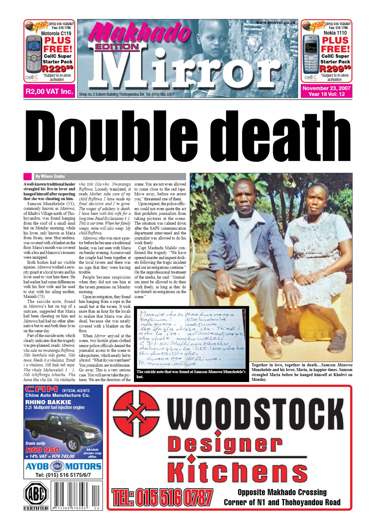 Limpopo Mirror 23 Nov 2007