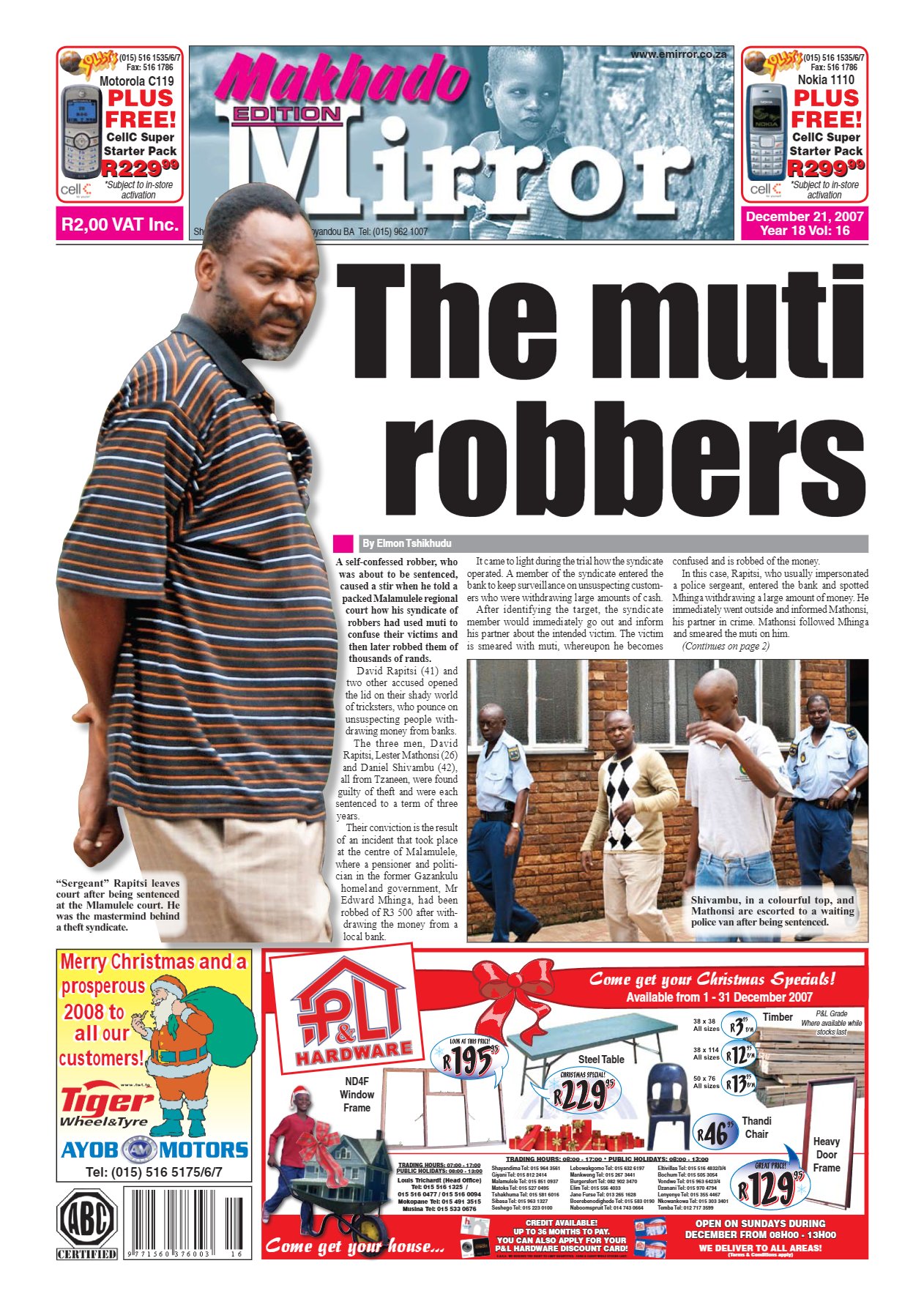 Limpopo Mirror 21 Dec 2007