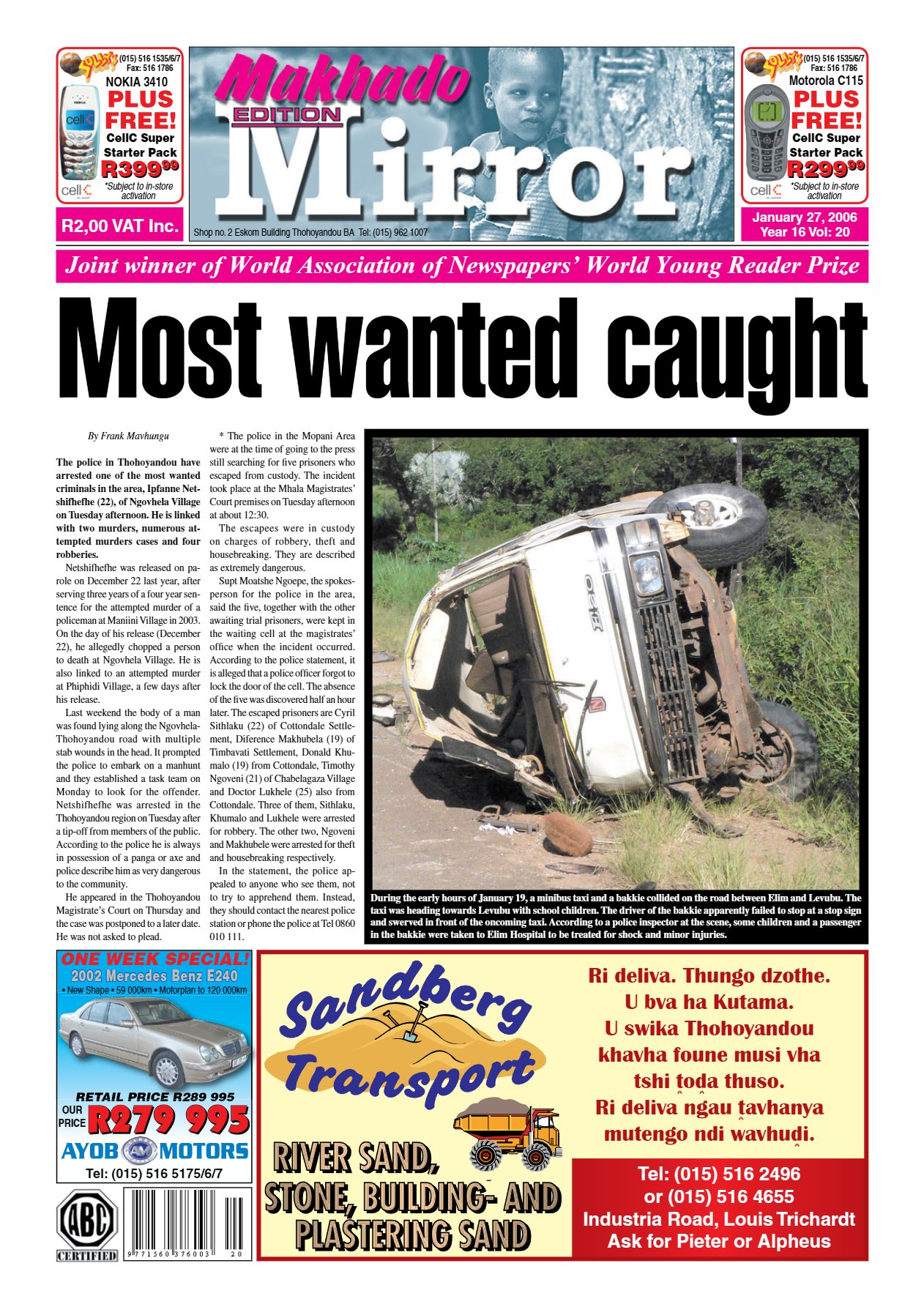 Limpopo Mirror 27 Jan 2006