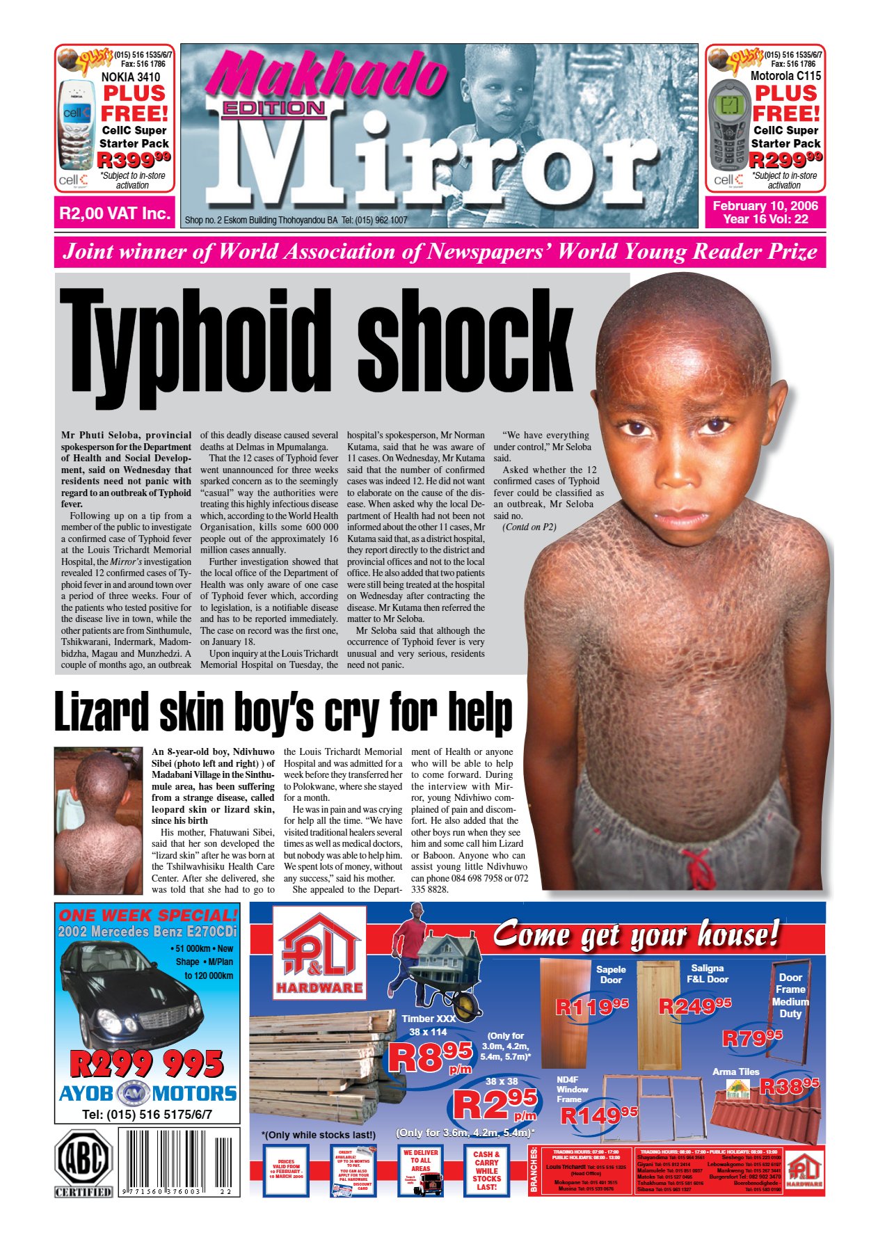 Limpopo Mirror 10 Feb 2006