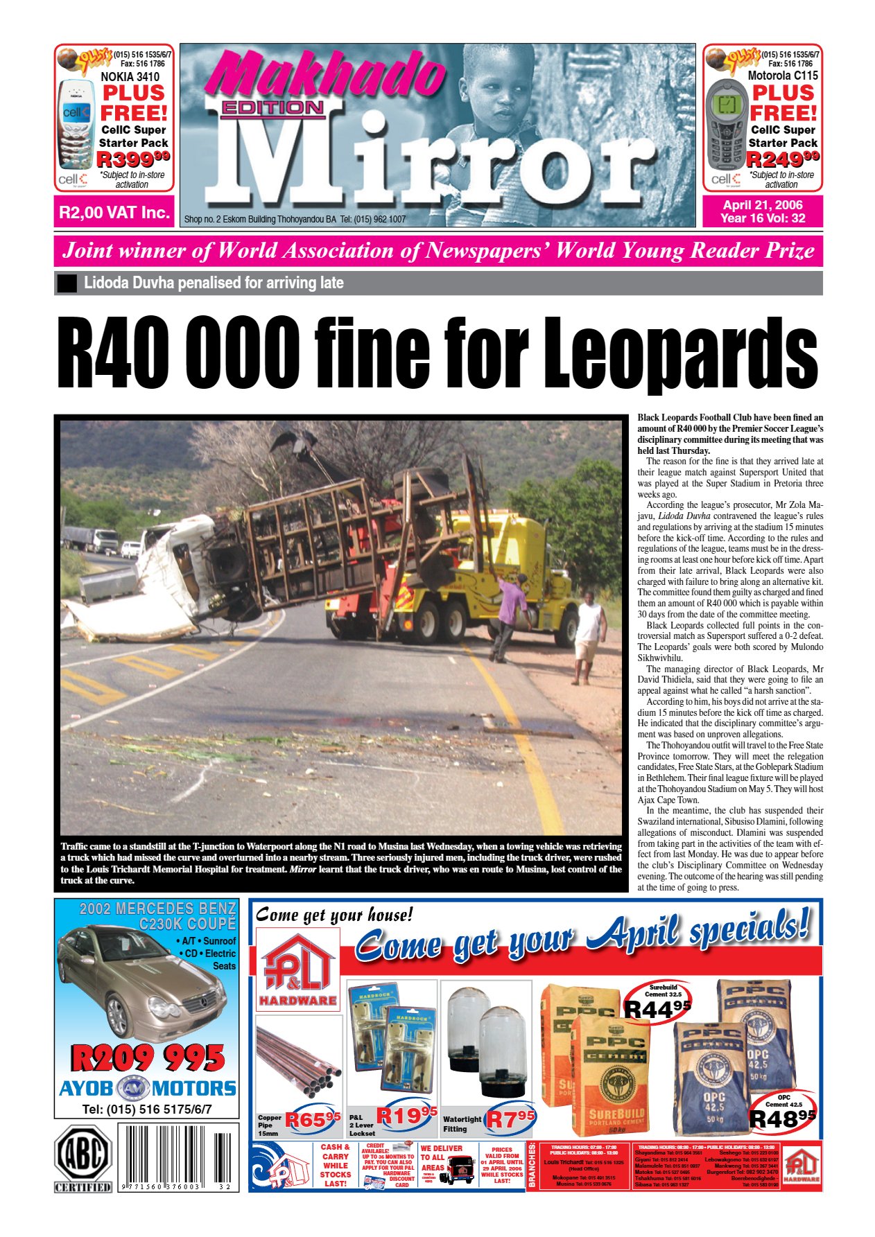 Limpopo Mirror 21 April 2006
