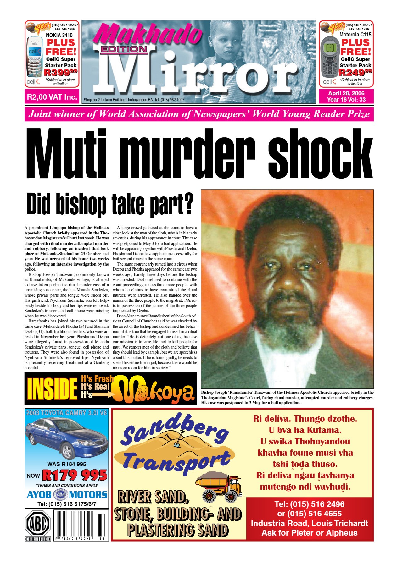Limpopo Mirror 28 April 2006