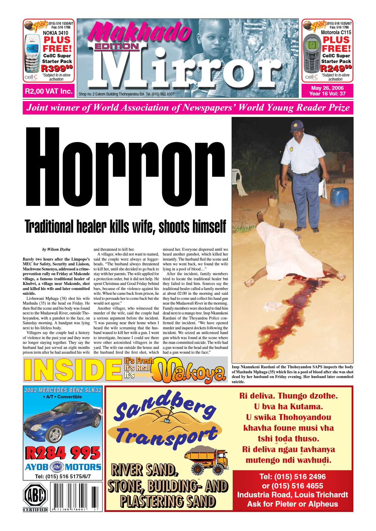 Limpopo Mirror 26 May 2006