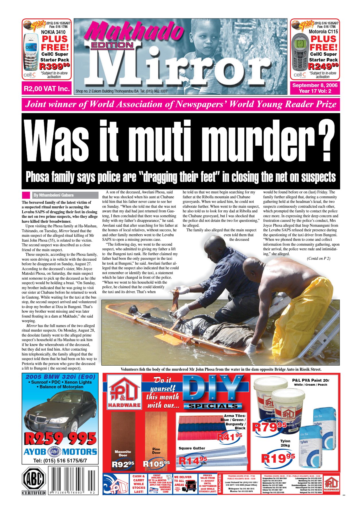 Limpopo Mirror 8 Sept 2006