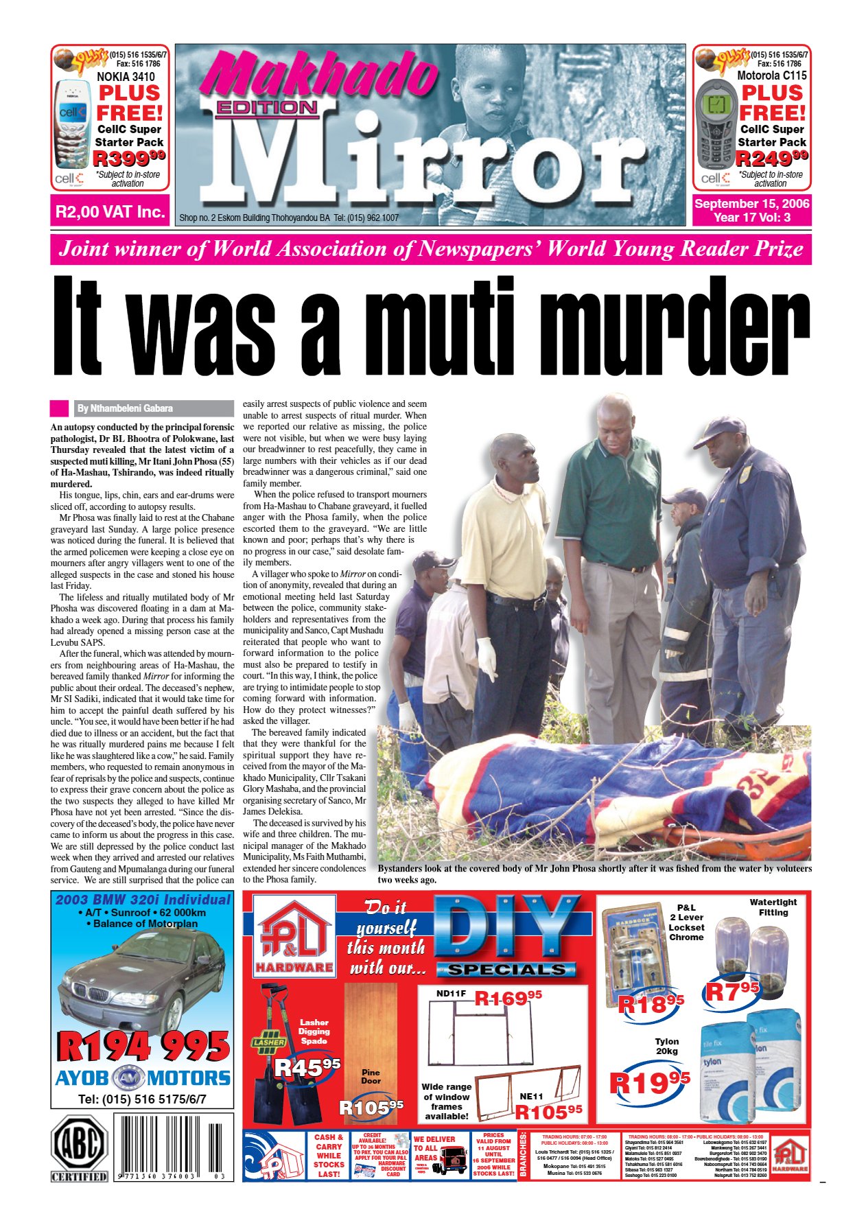 Limpopo Mirror 15 Sept 2006